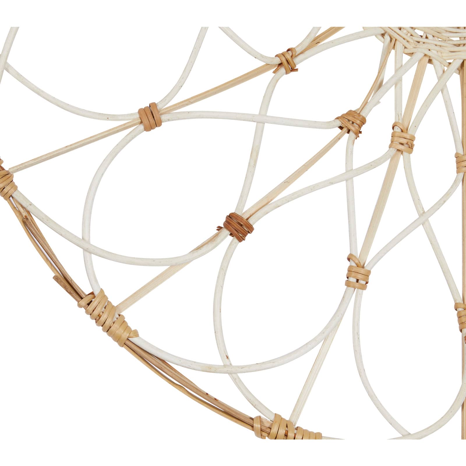 Set of 3 Brown Wood Coastal Style Abstract Wall Decor, 20", 24", 28"