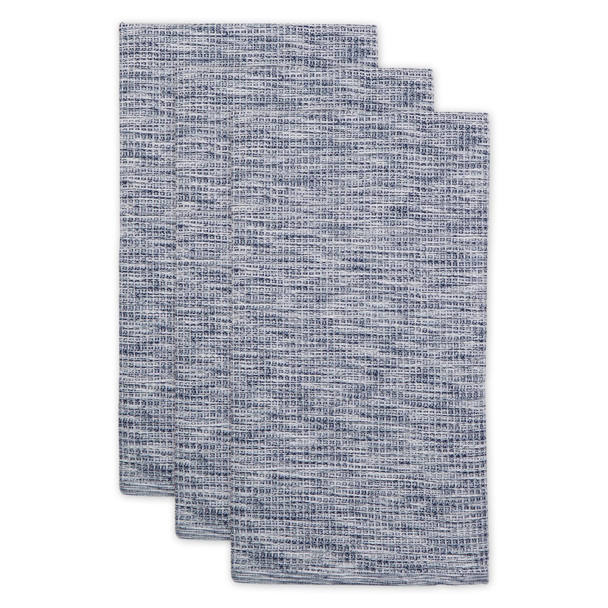 DII® Tonal Recycled Cotton Waffle Dish Towels