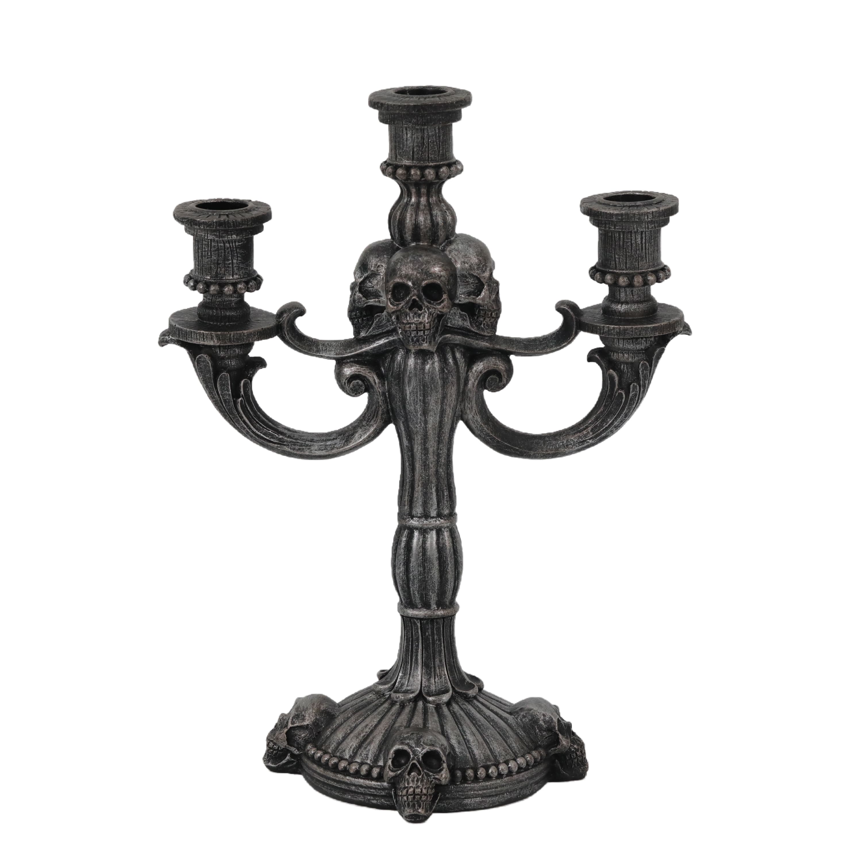 Black Skull Candelabra by Ashland®