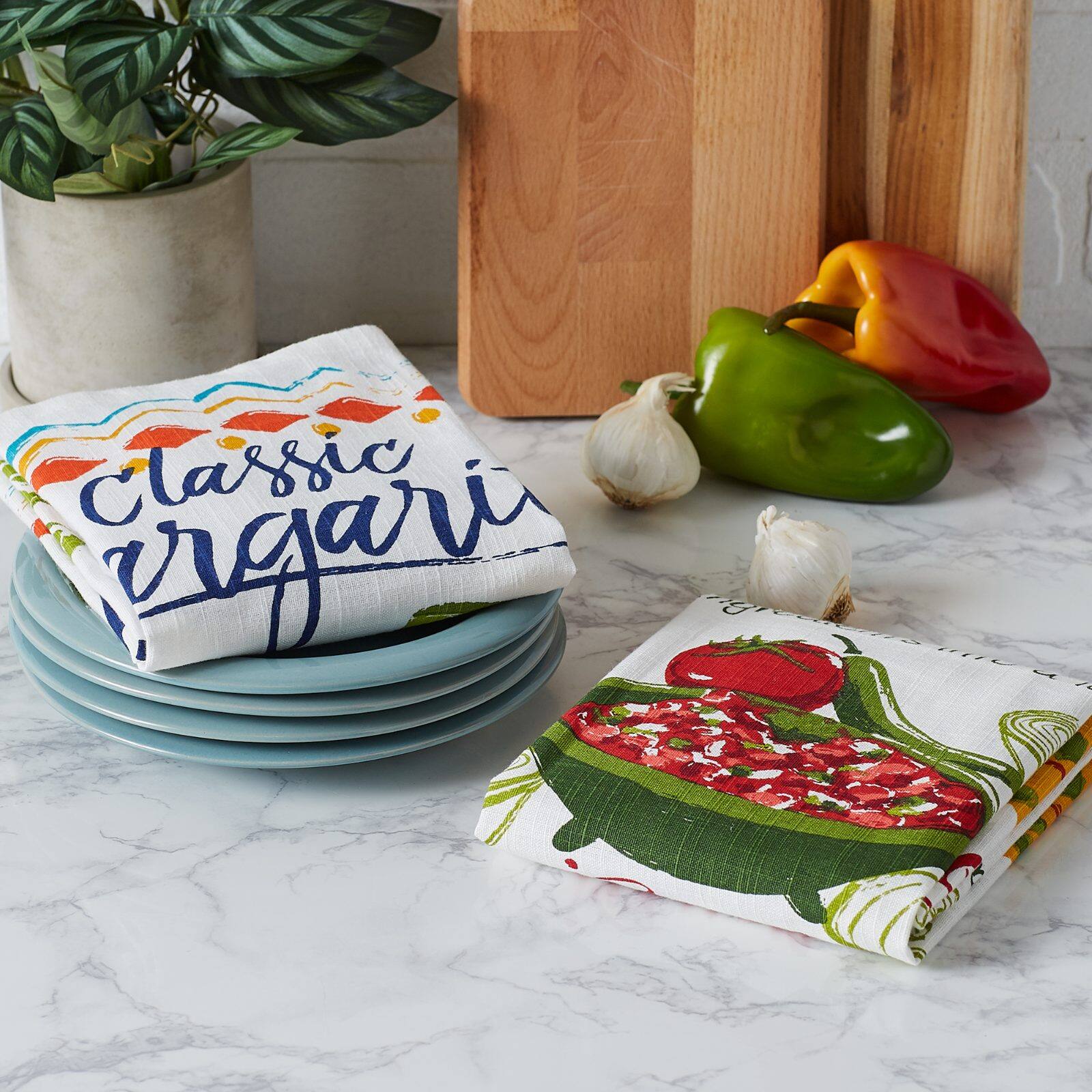 DII® Verano de Fiesta Recipe Dishtowel Set