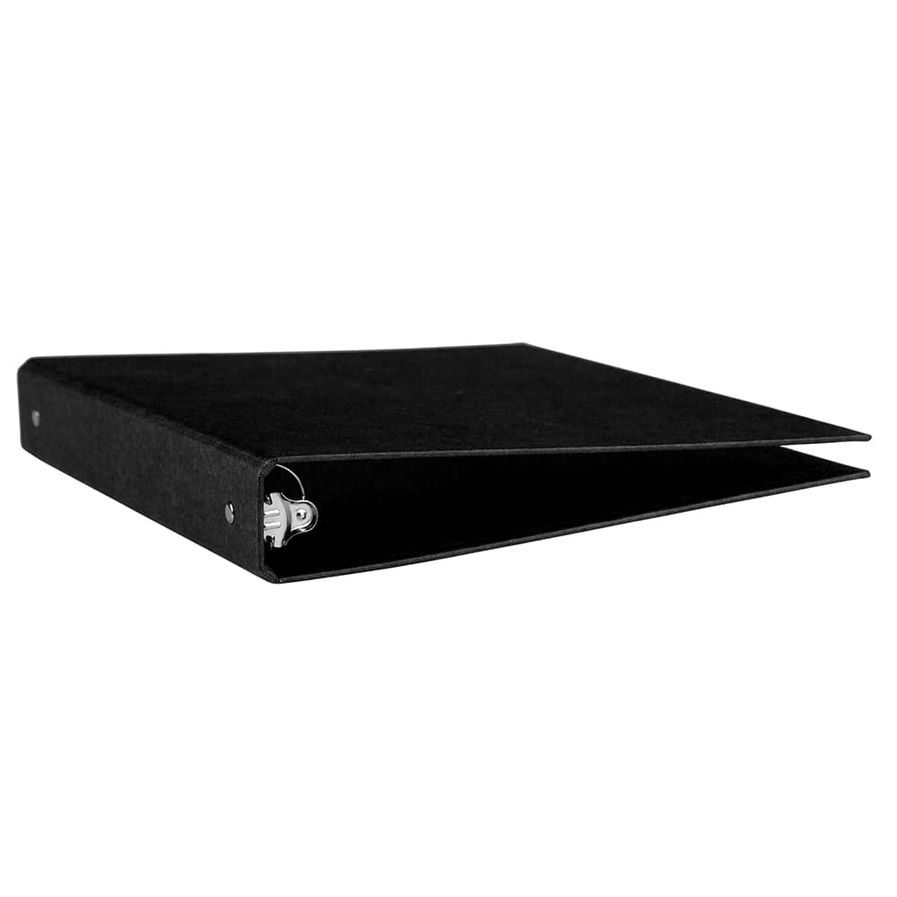 JAM Paper 1" Black Recycled Kraft 3-Ring Binder