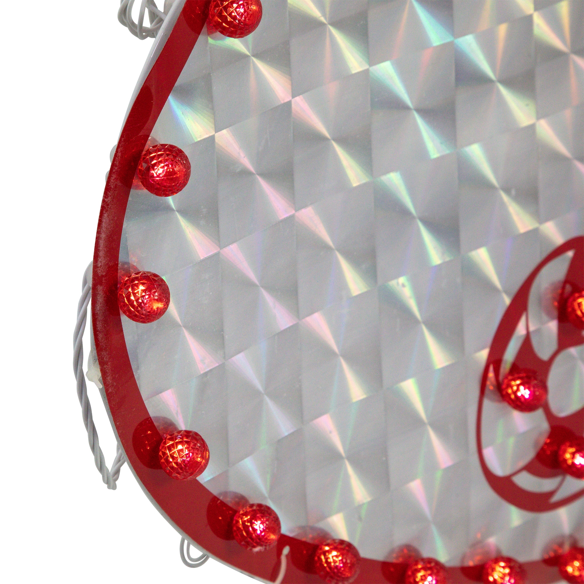 43" LED Holographic Merry Christmas Sign Outdoor Décor