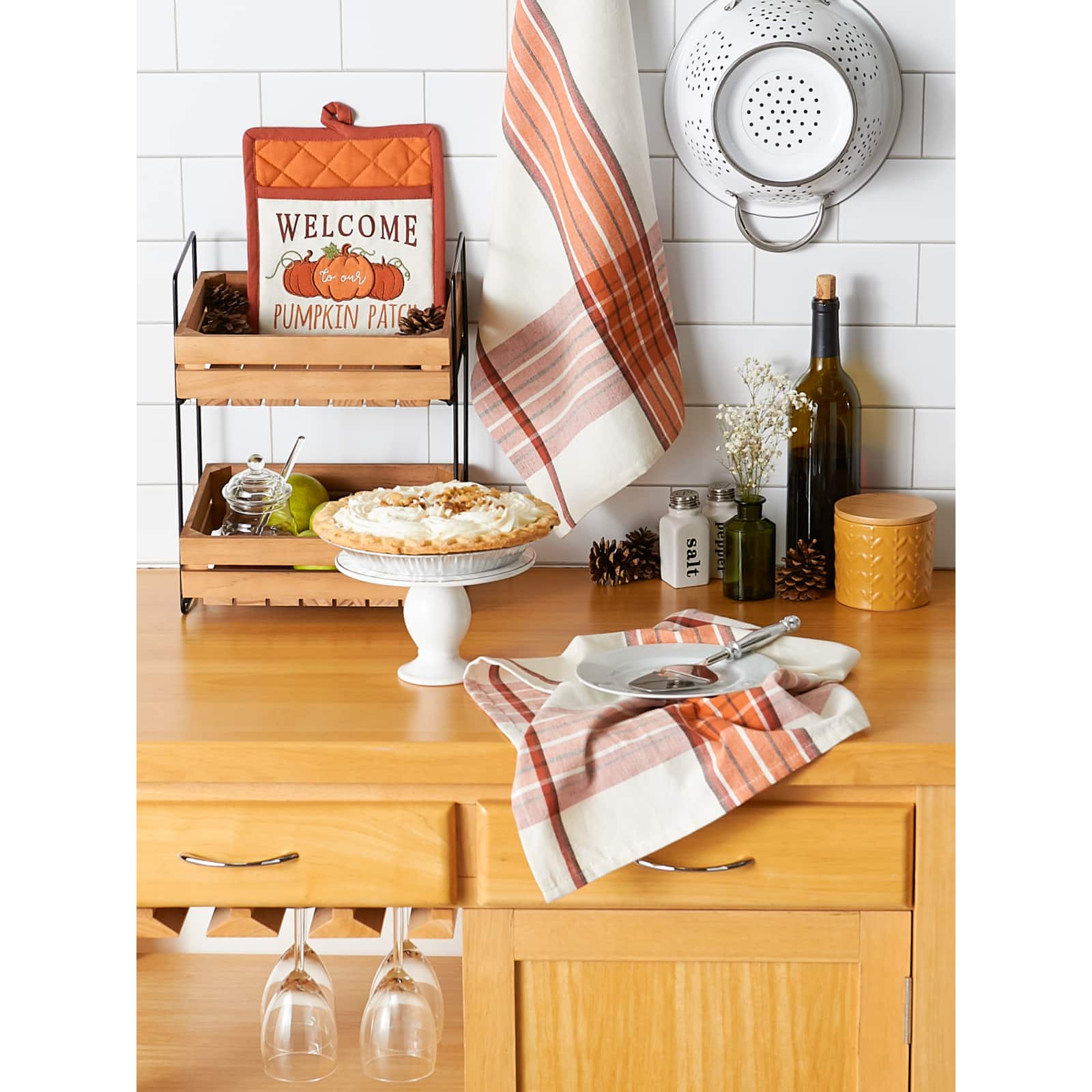 Pumpkin Patch Potholder Gift Set