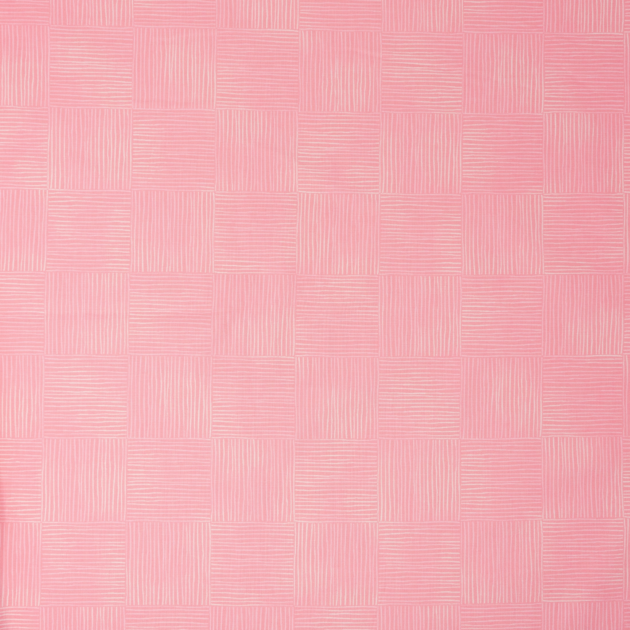 Stitch & Sparkle Watercolor Floral Stripe Cotton Fabric