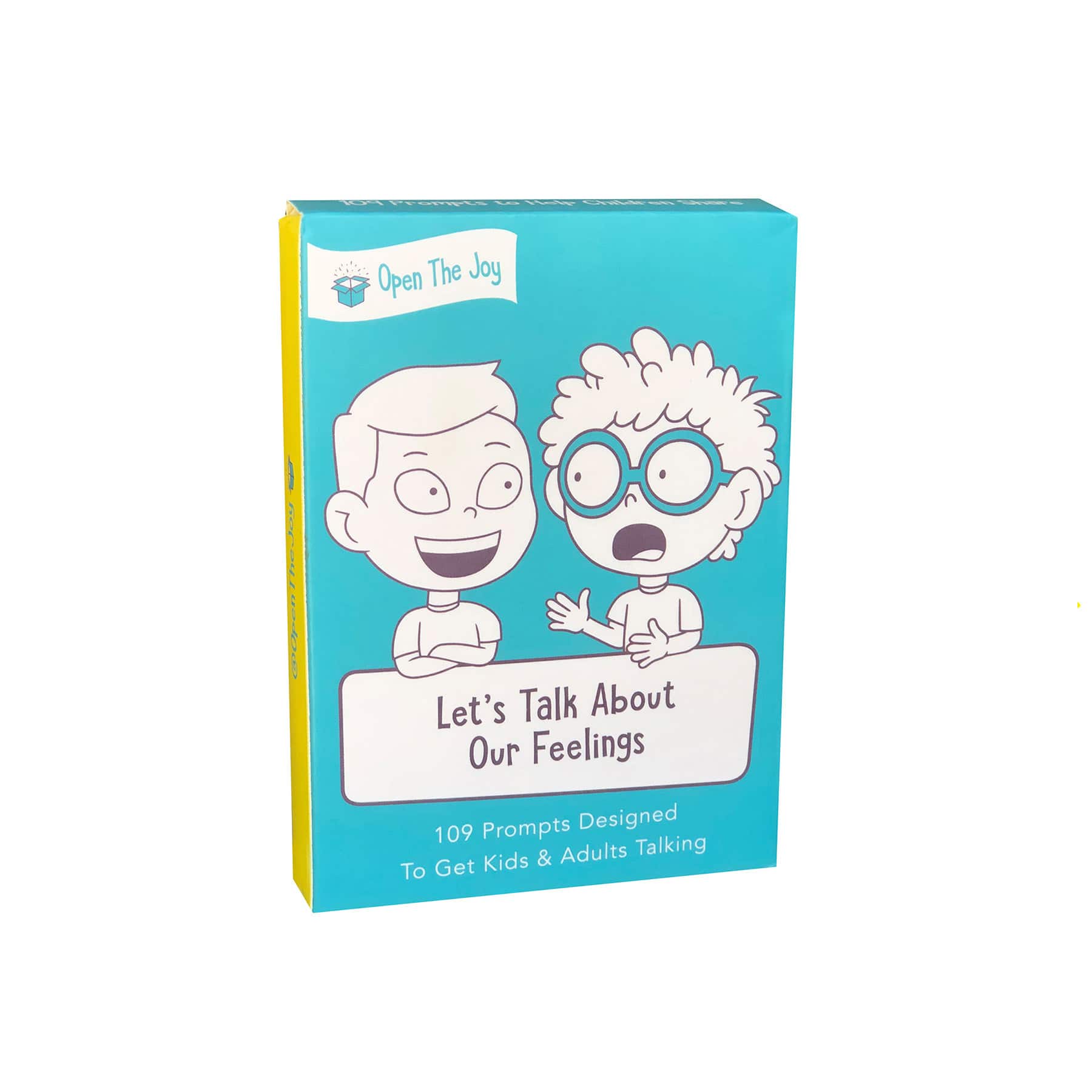 Open the Joy Let's Talk! Conversation Starters for Kids to Discuss Feelings, 2ct.