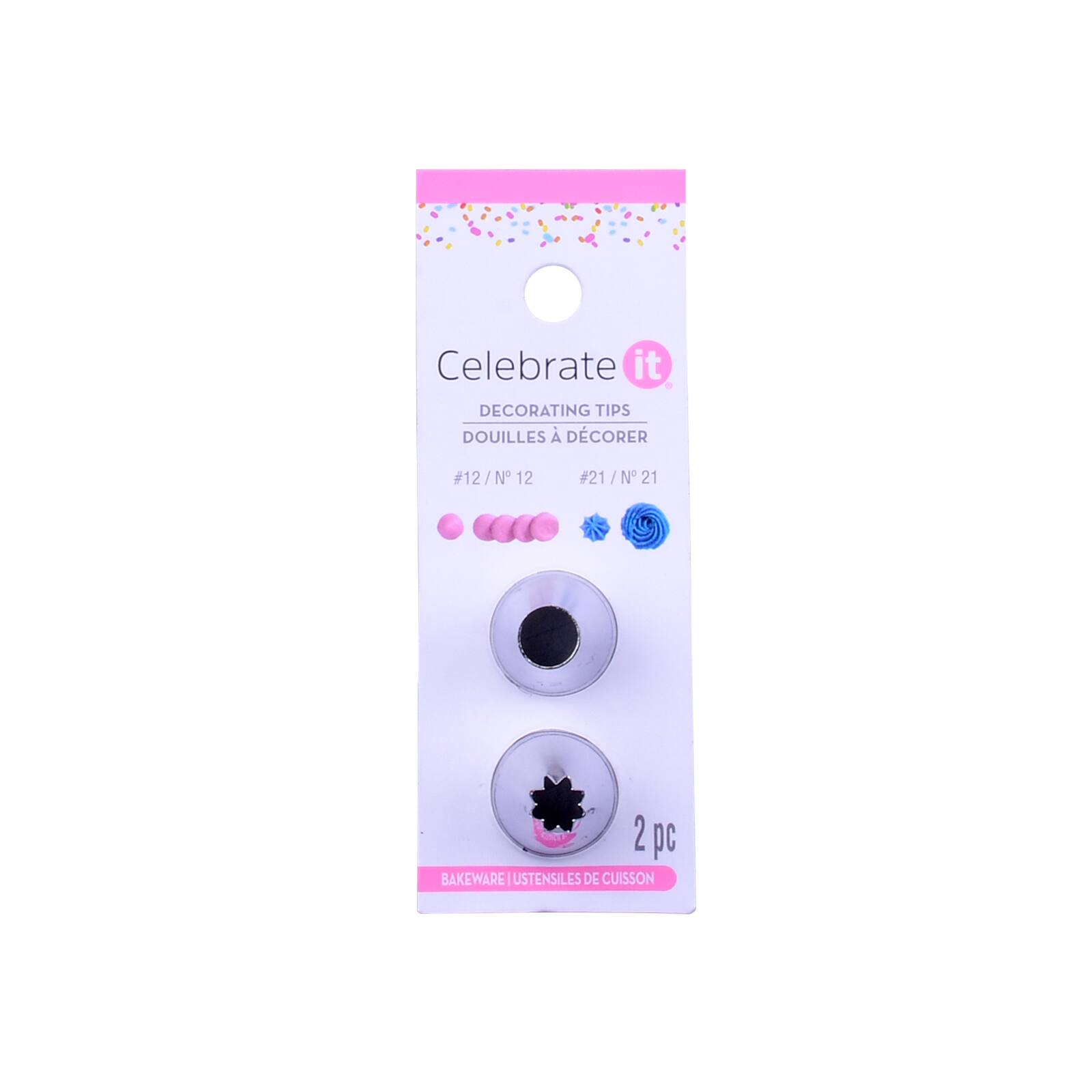 Wilton® Round & Open Star Tip Set