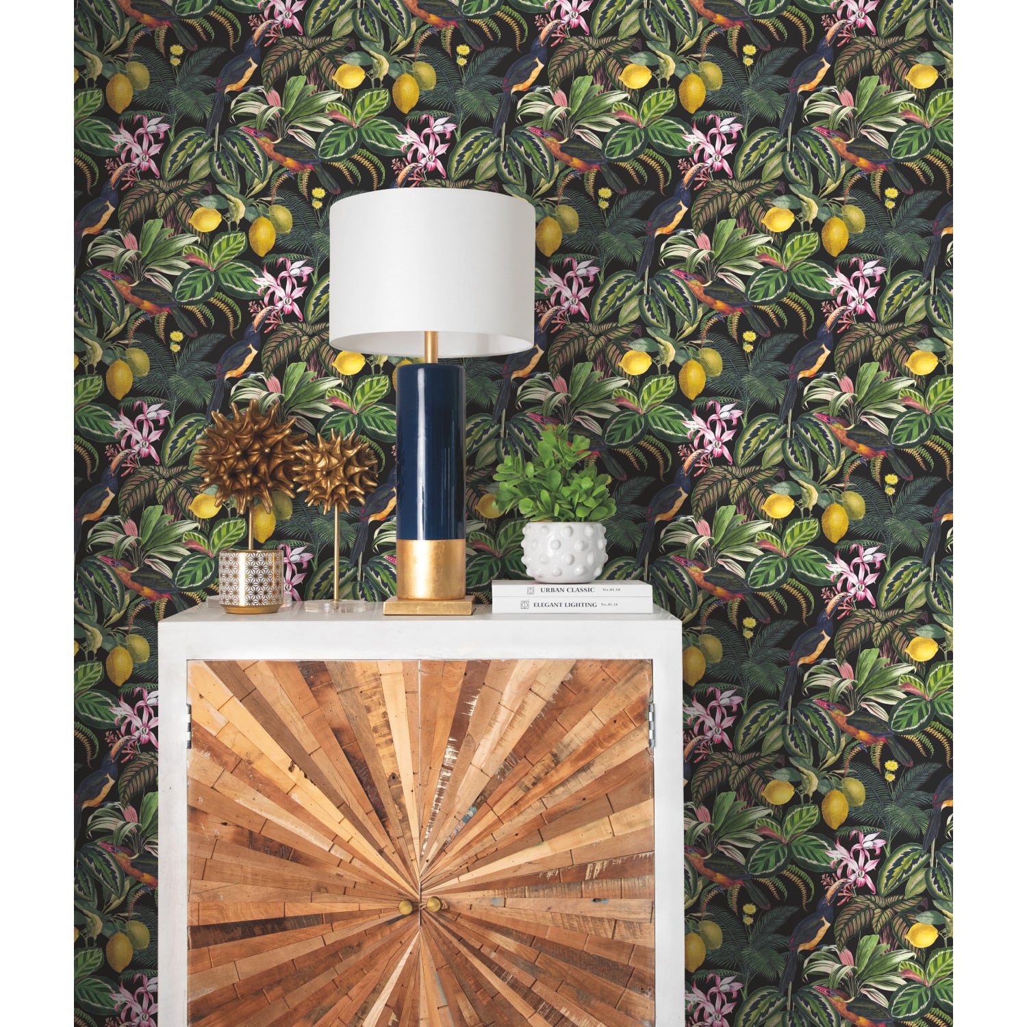 RoomMates Tamara Day Mirage Oasis Peel & Stick Wallpaper