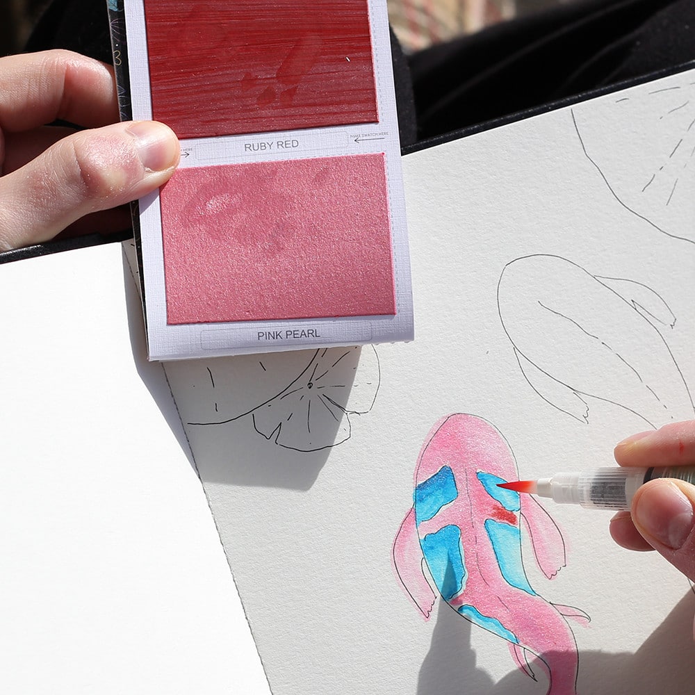 Viviva Colorsheet 10-Color Metallic Watercolor Set