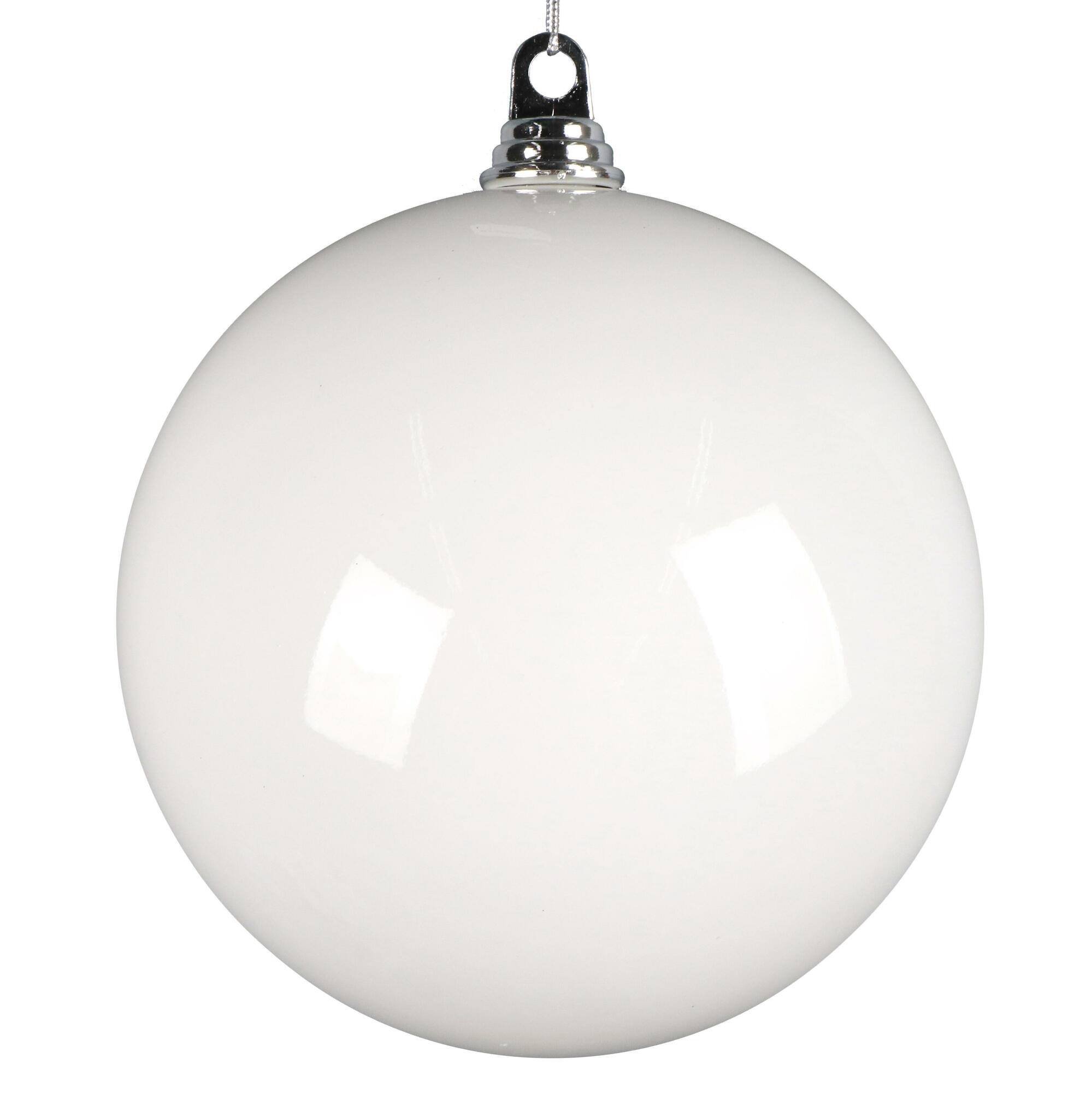 Vickerman 8" High-Gloss Ball Ornaments, 2ct.