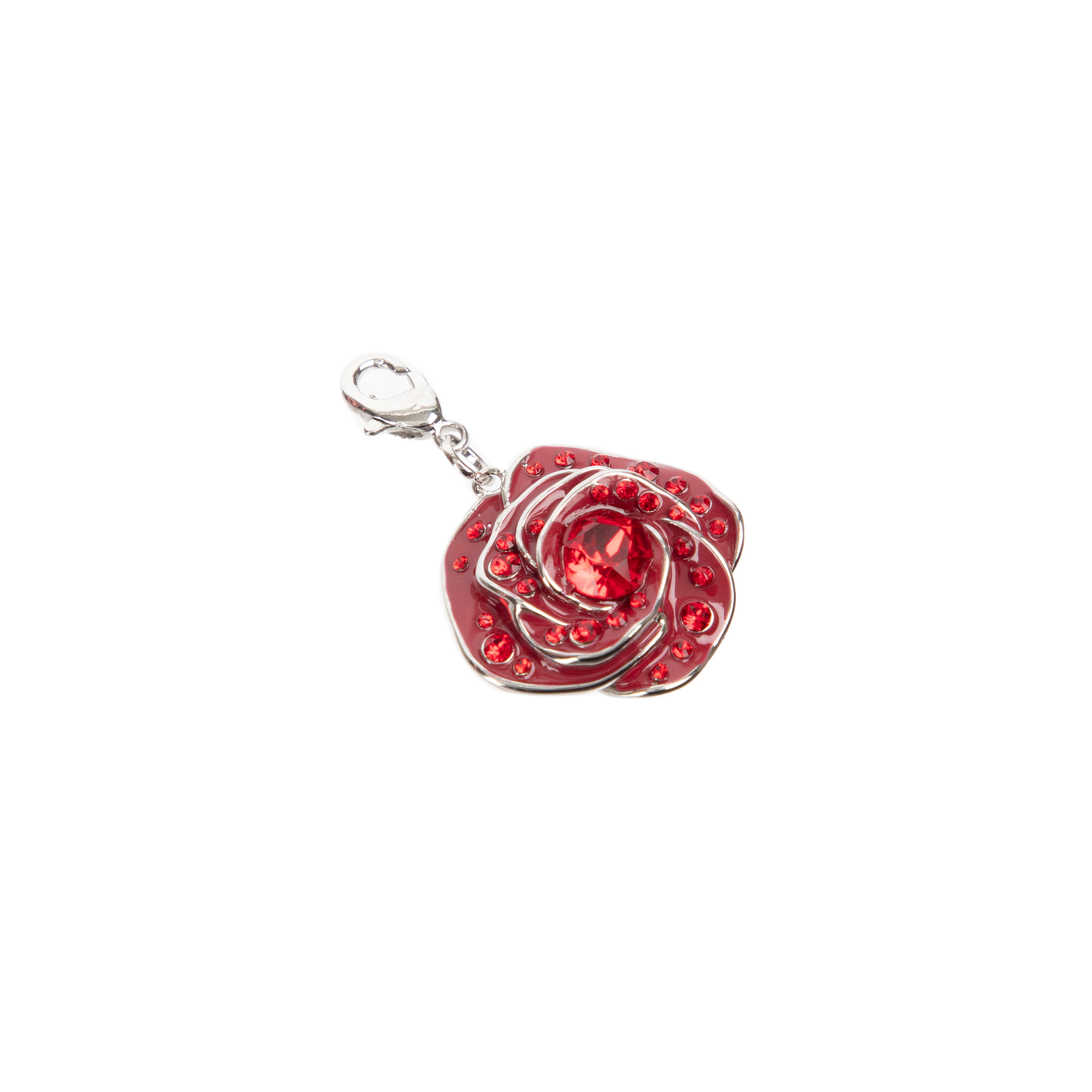 Red Austrian Crystal Rose Charm by Bead Landing™