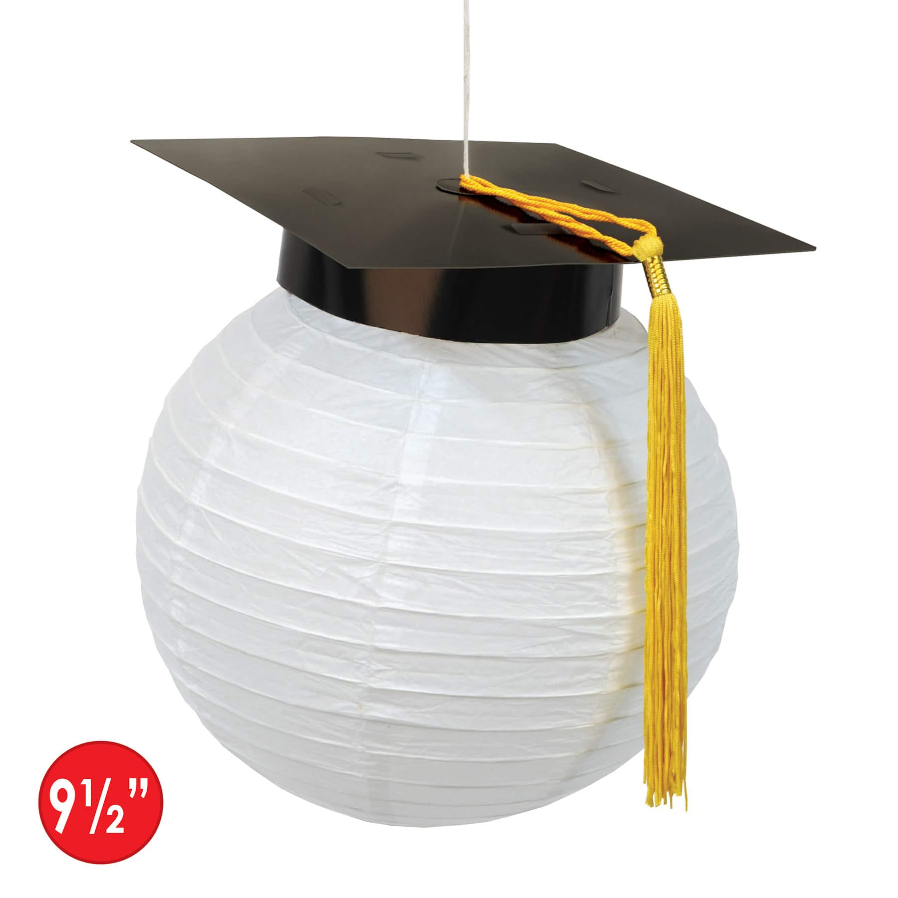 Beistle 9.5" Grad Cap Paper Lanterns, 2ct.