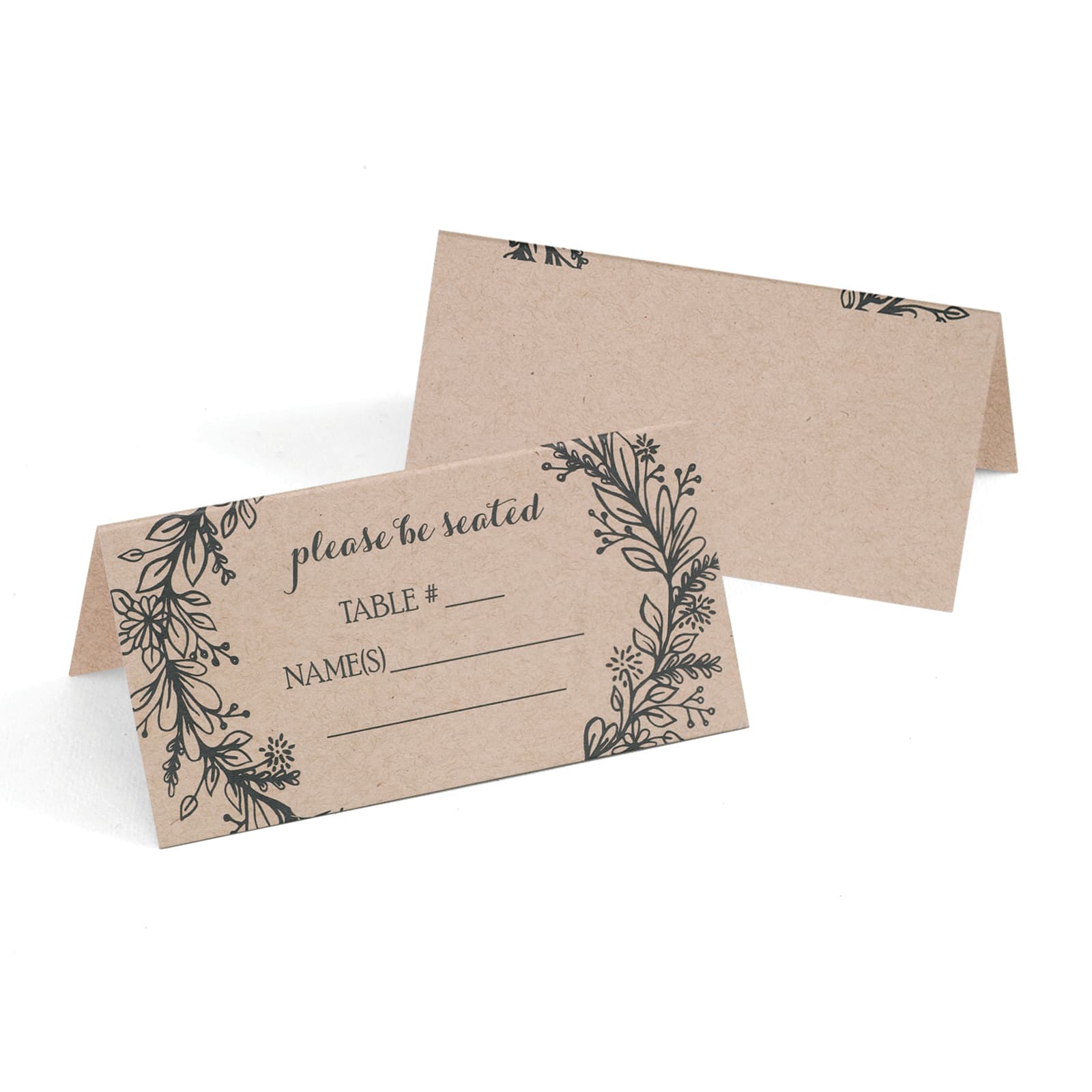 Hortense B. Hewitt Co. Rustic Wreath Place Card