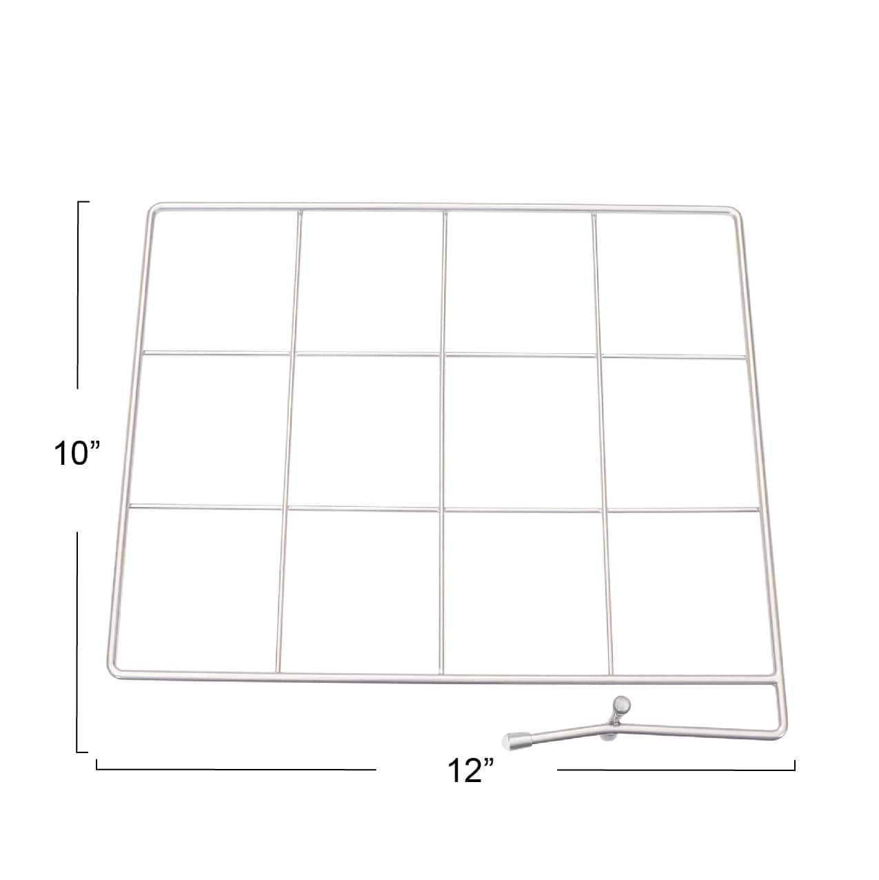 Household Essentials Metal Shelf Organizer for Closet Organization