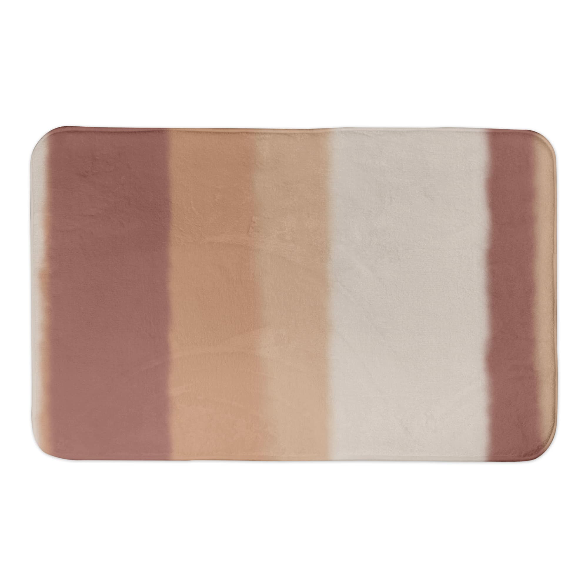 Watercolor Stripes 34" x 21" Bath Mat
