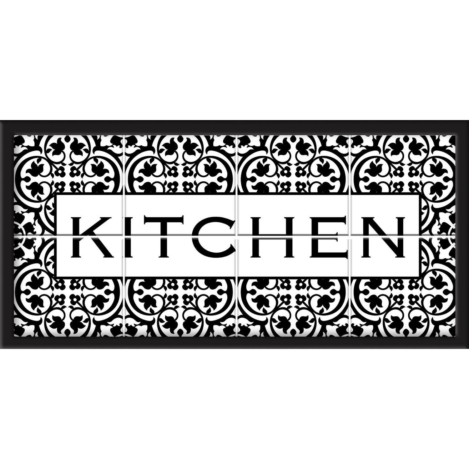 RoomMates Kitchen Tile & Type Framed Wall Art