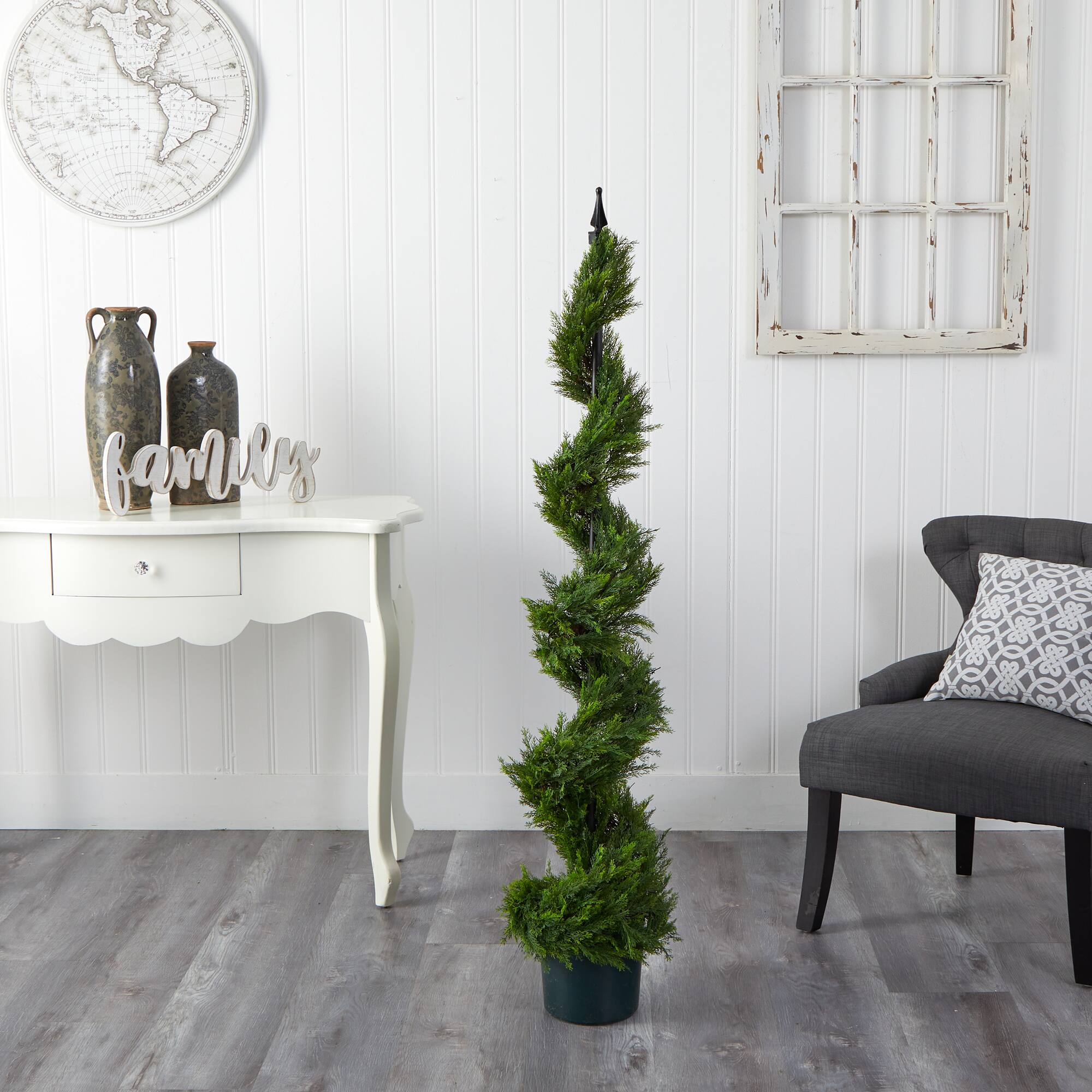 5ft. Potted Cypress Spiral Tree