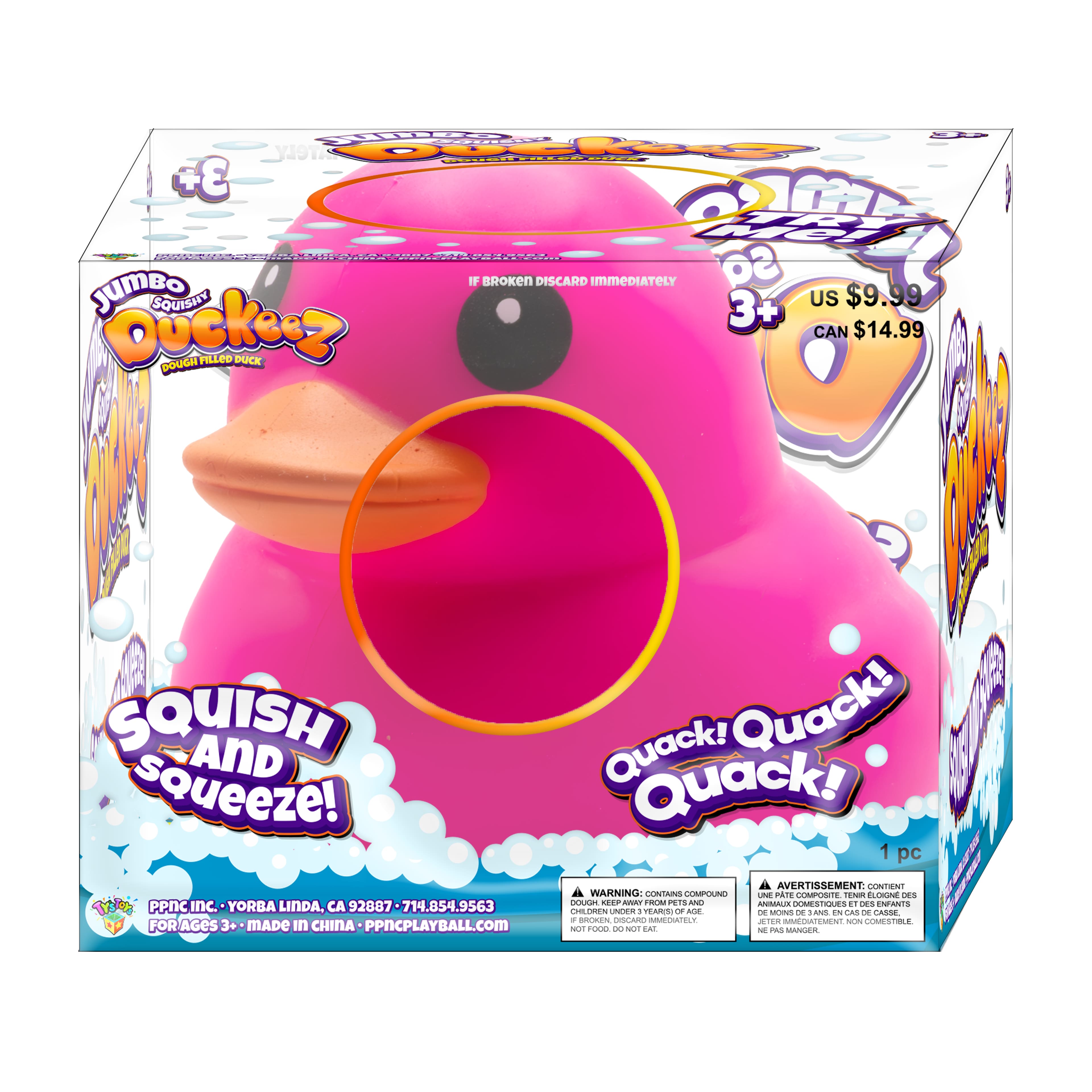 Duckeez Jumbo Pink Squishy Duck