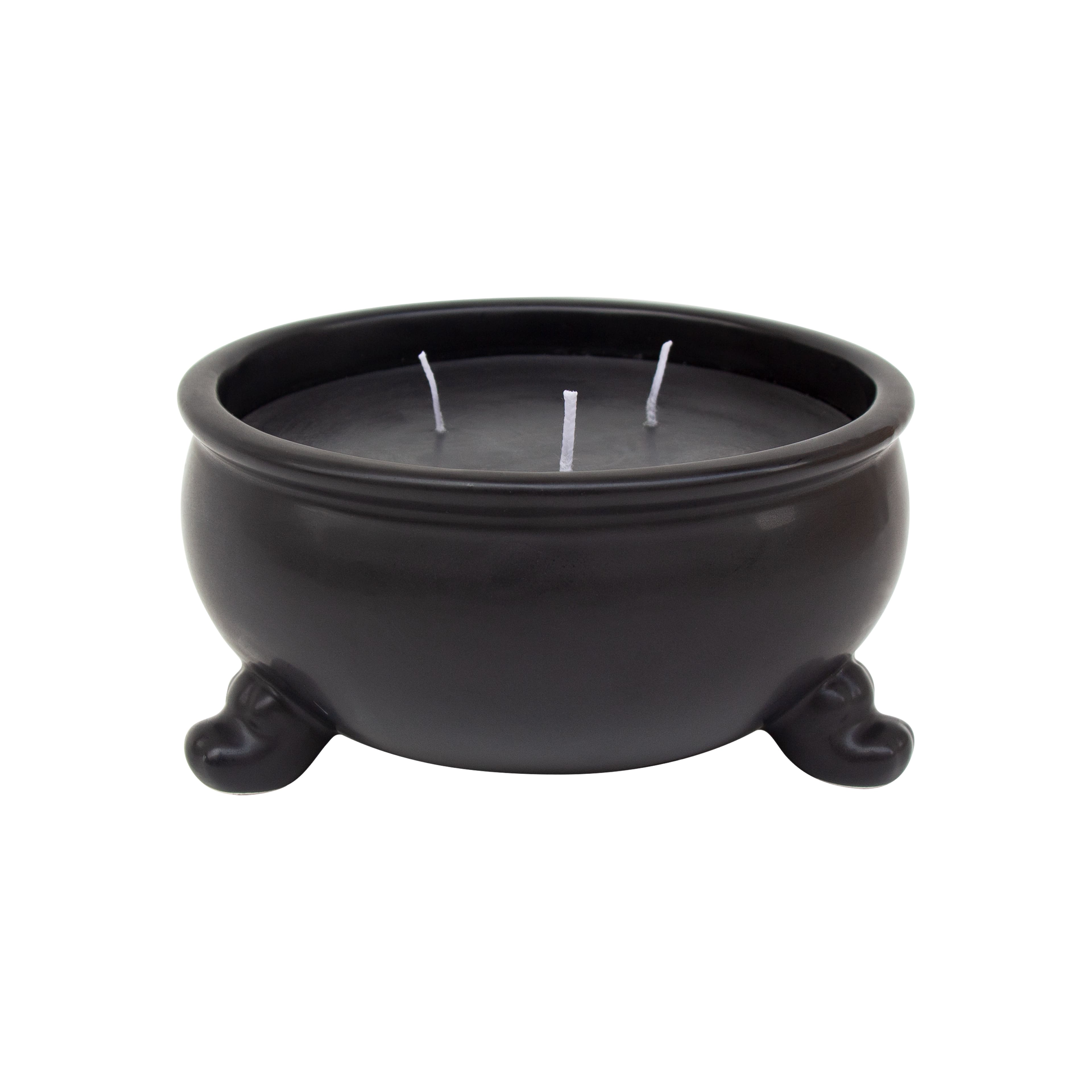 10oz. Oakmoss & Firewood Scented Black Cauldron Candle by Ashland®