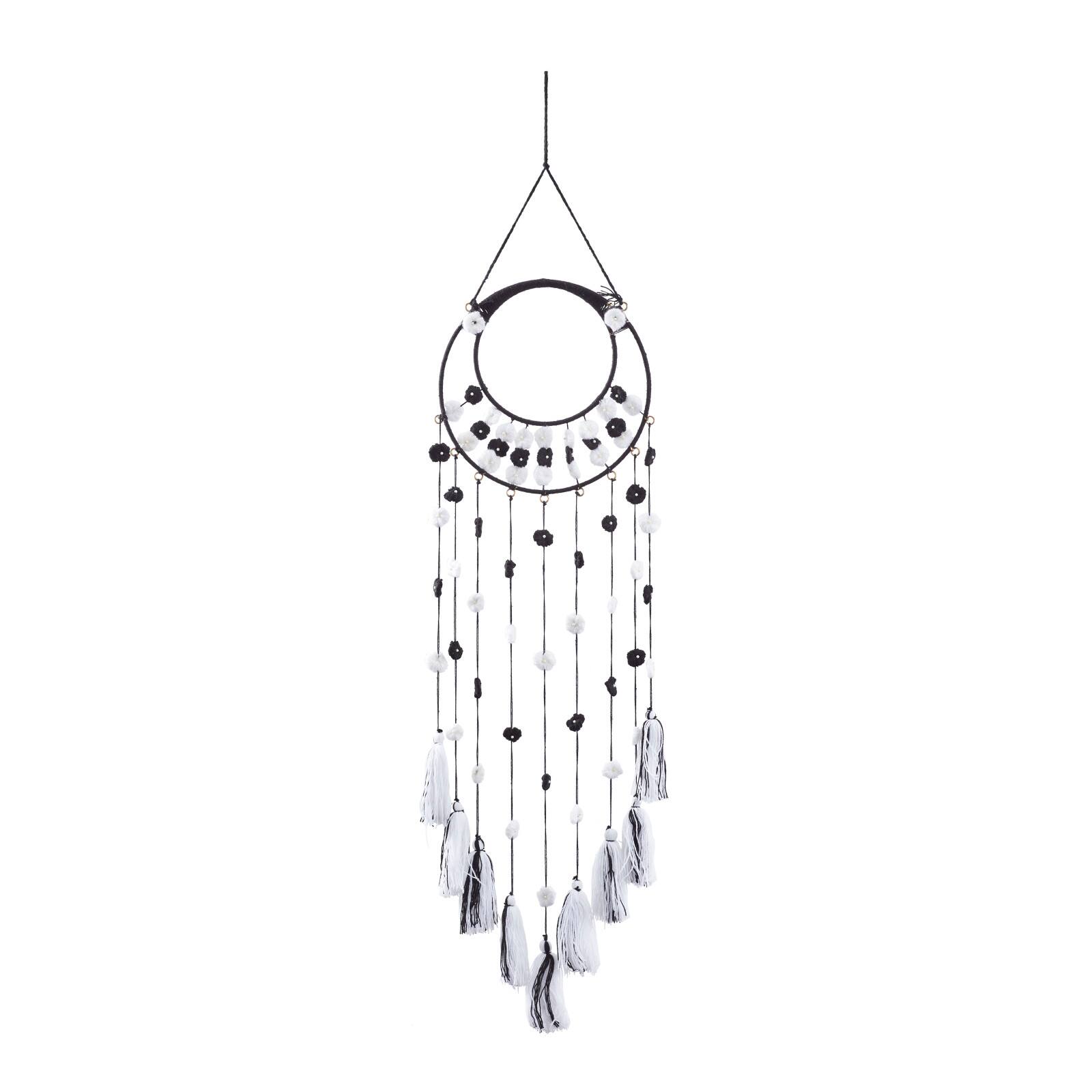 Black Metal Bohemian Wall Decor, 55" x 12"