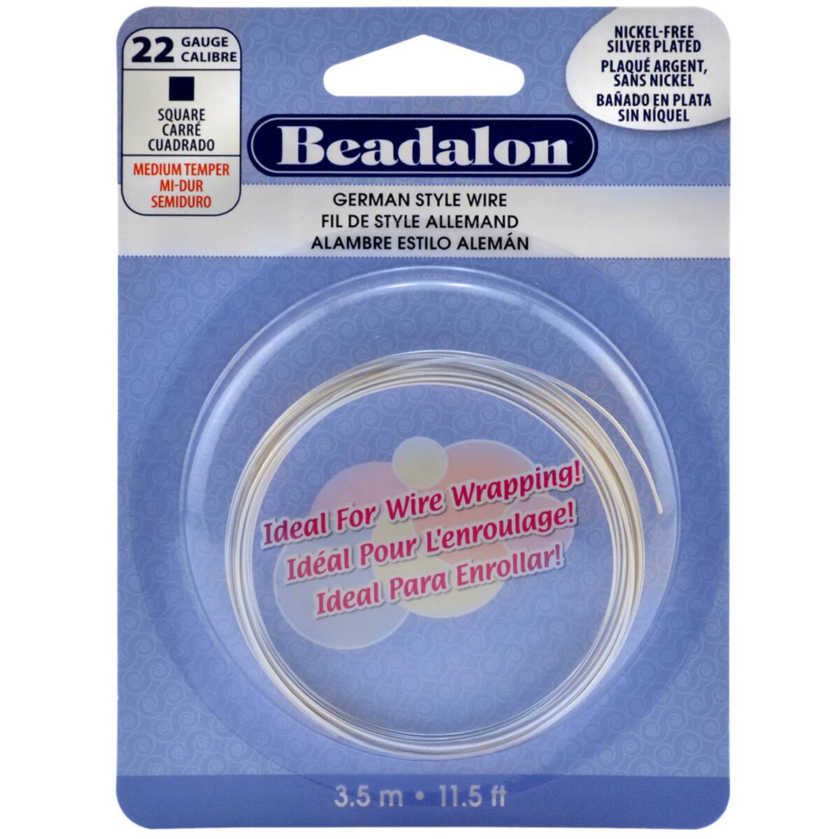 Beadalon® German Style Wire, Square