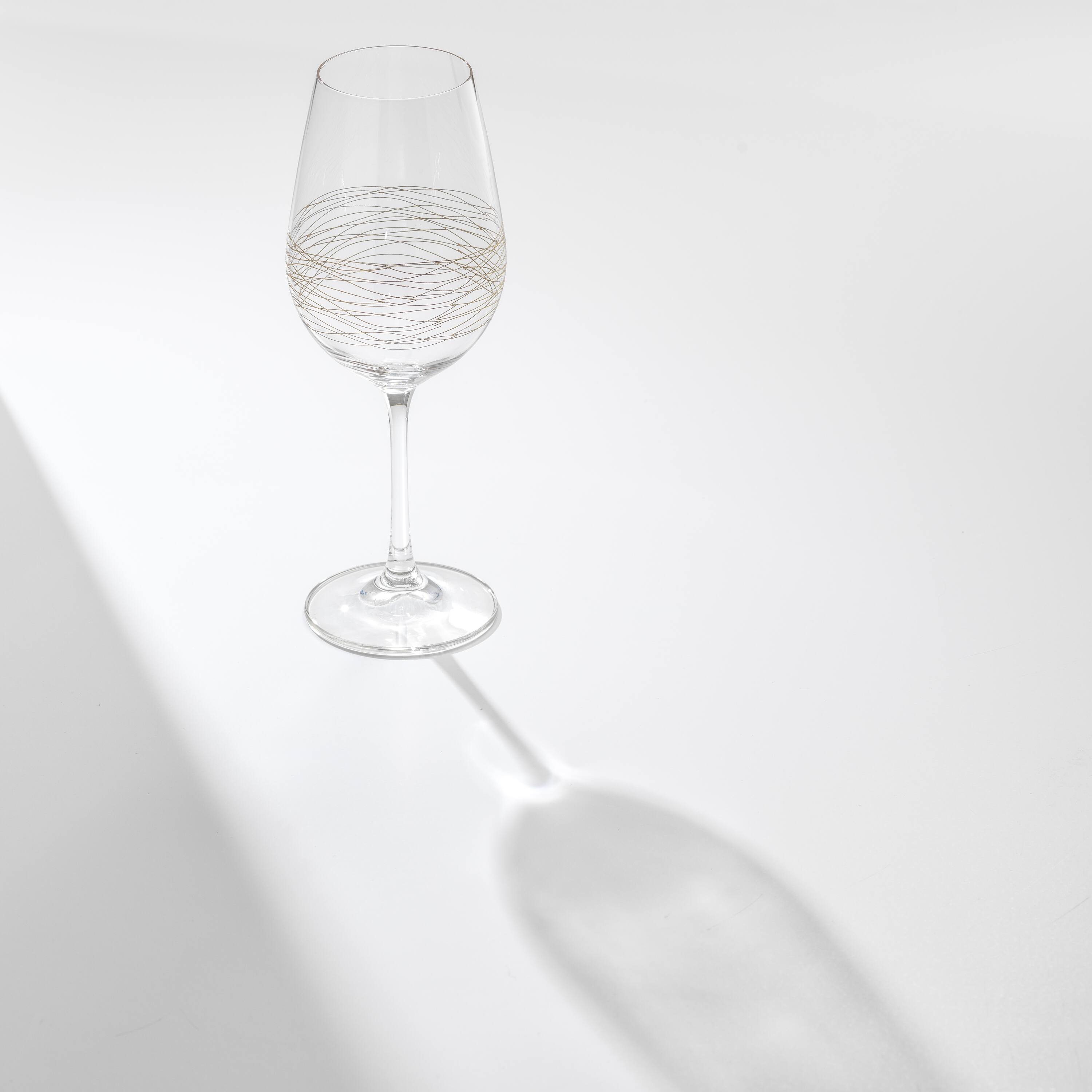JoyJolt® Golden Royale 17oz. Crystal Red Wine Glasses, 2ct.