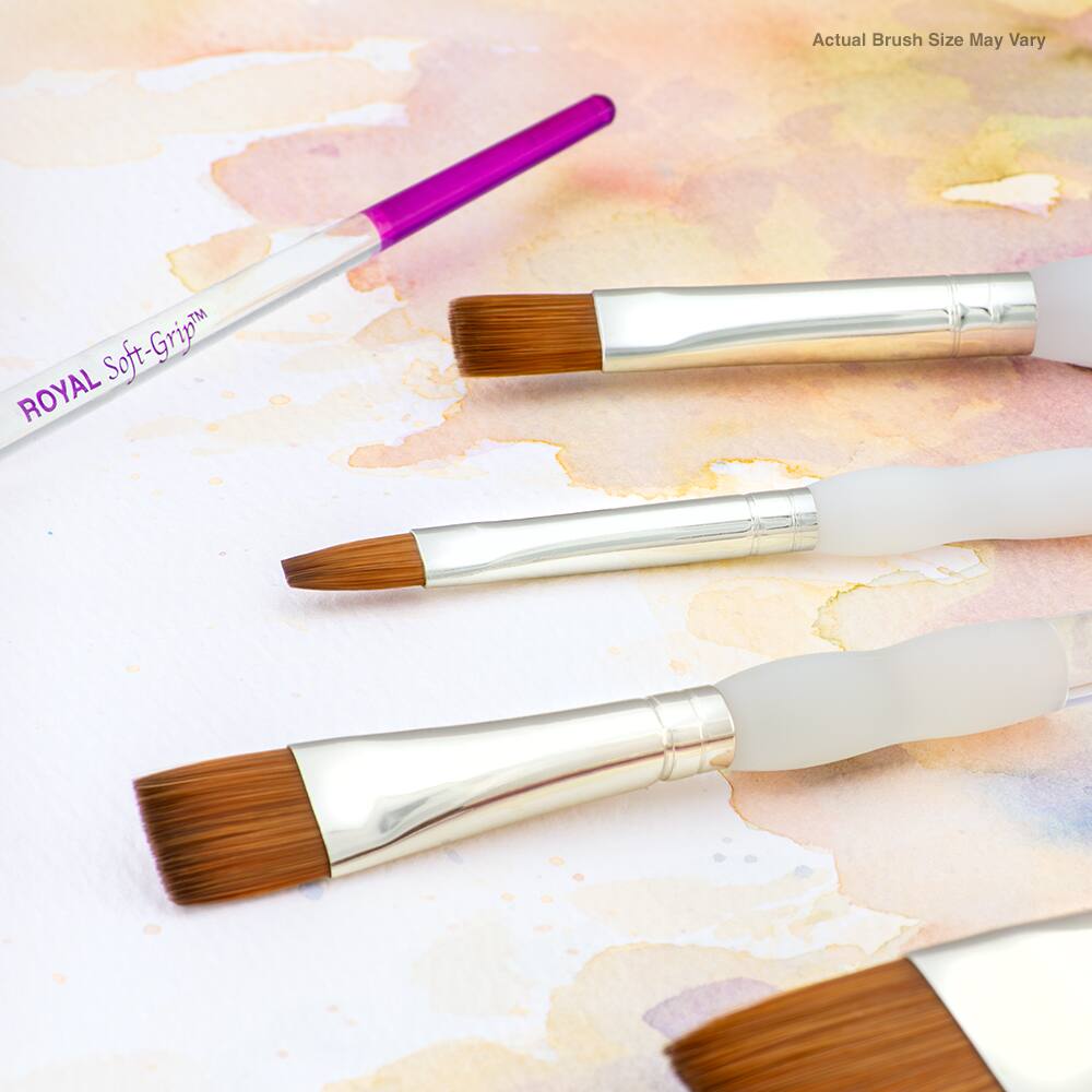 Royal & Langnickel® Soft-Grip™ Synthetic Sable Shader Brush