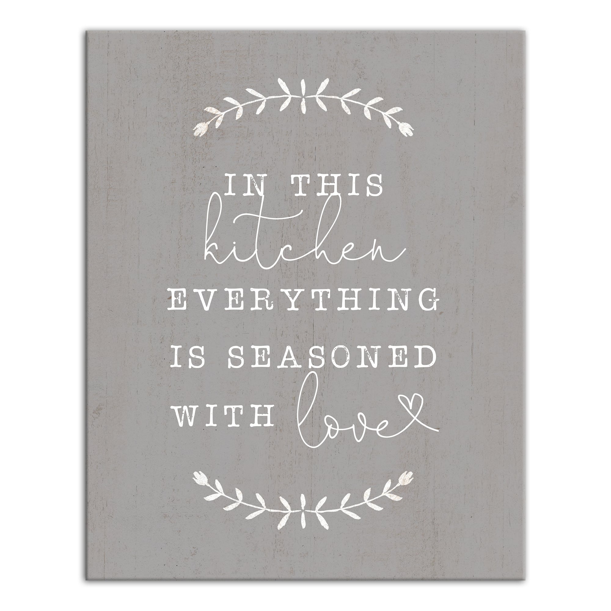 Seasoned With Love 16" x 20" Canvas Wall Art