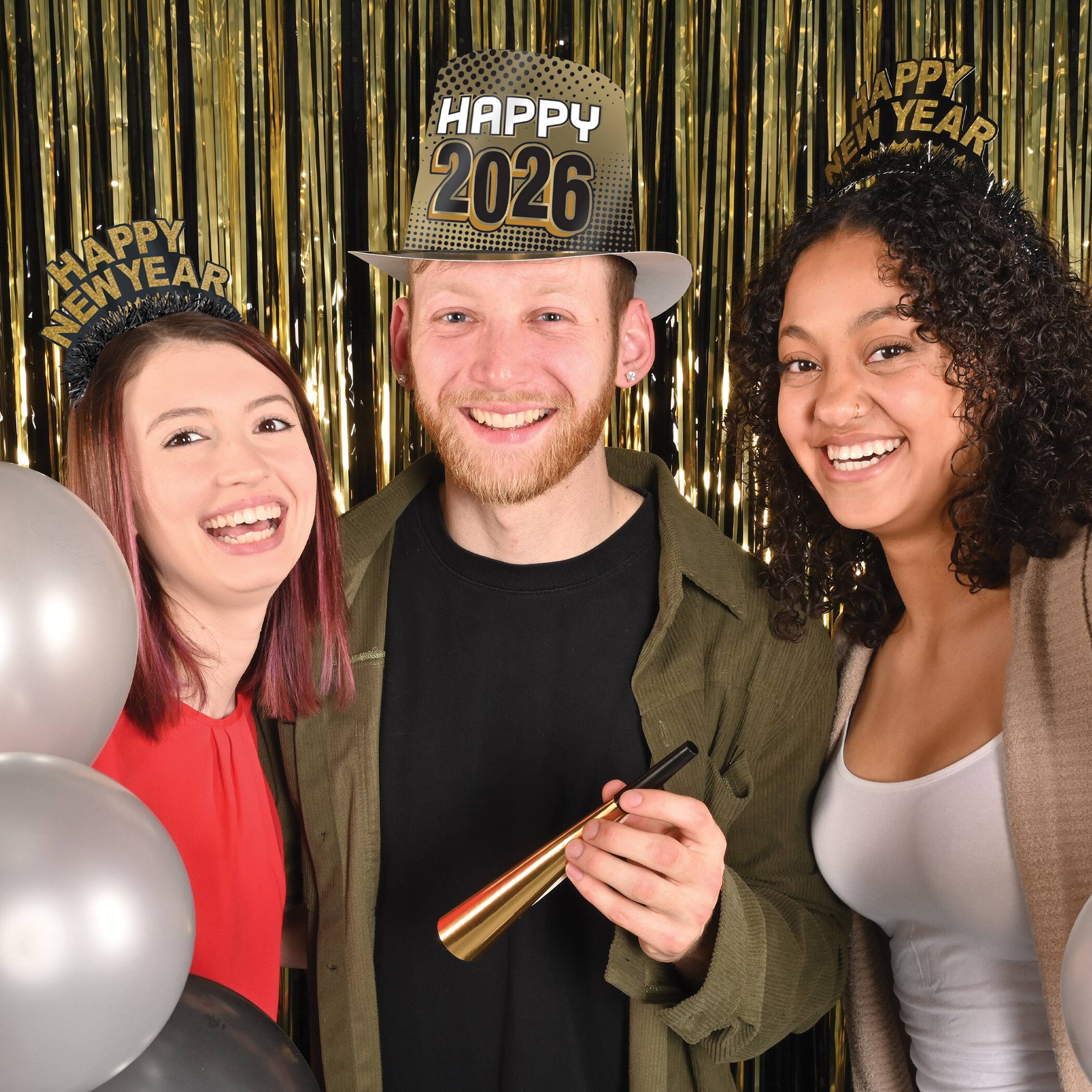 Beistle Gold New Year 2026 Accessory Kit