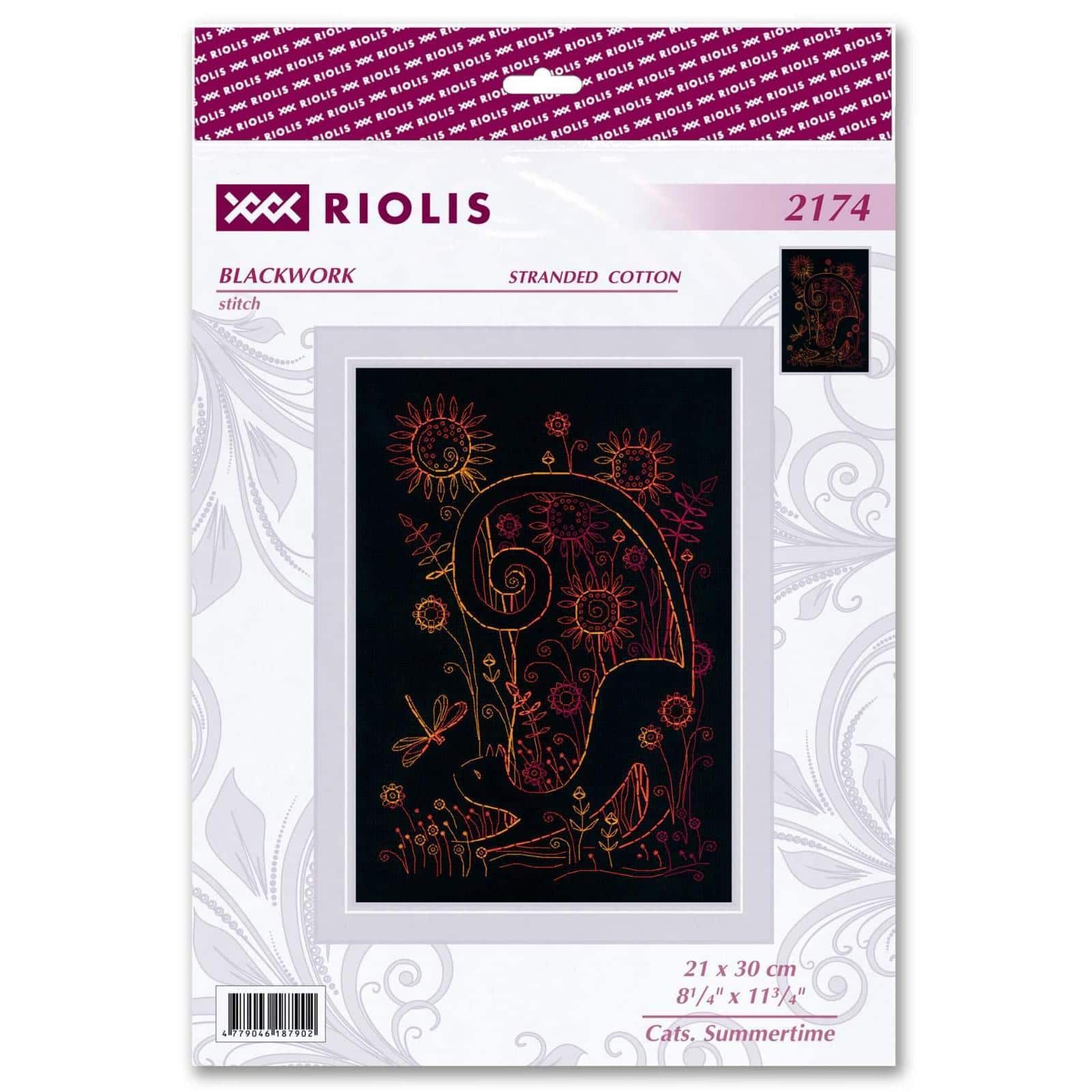 RIOLIS Cats Summertime Counted Cross Stitch Kit