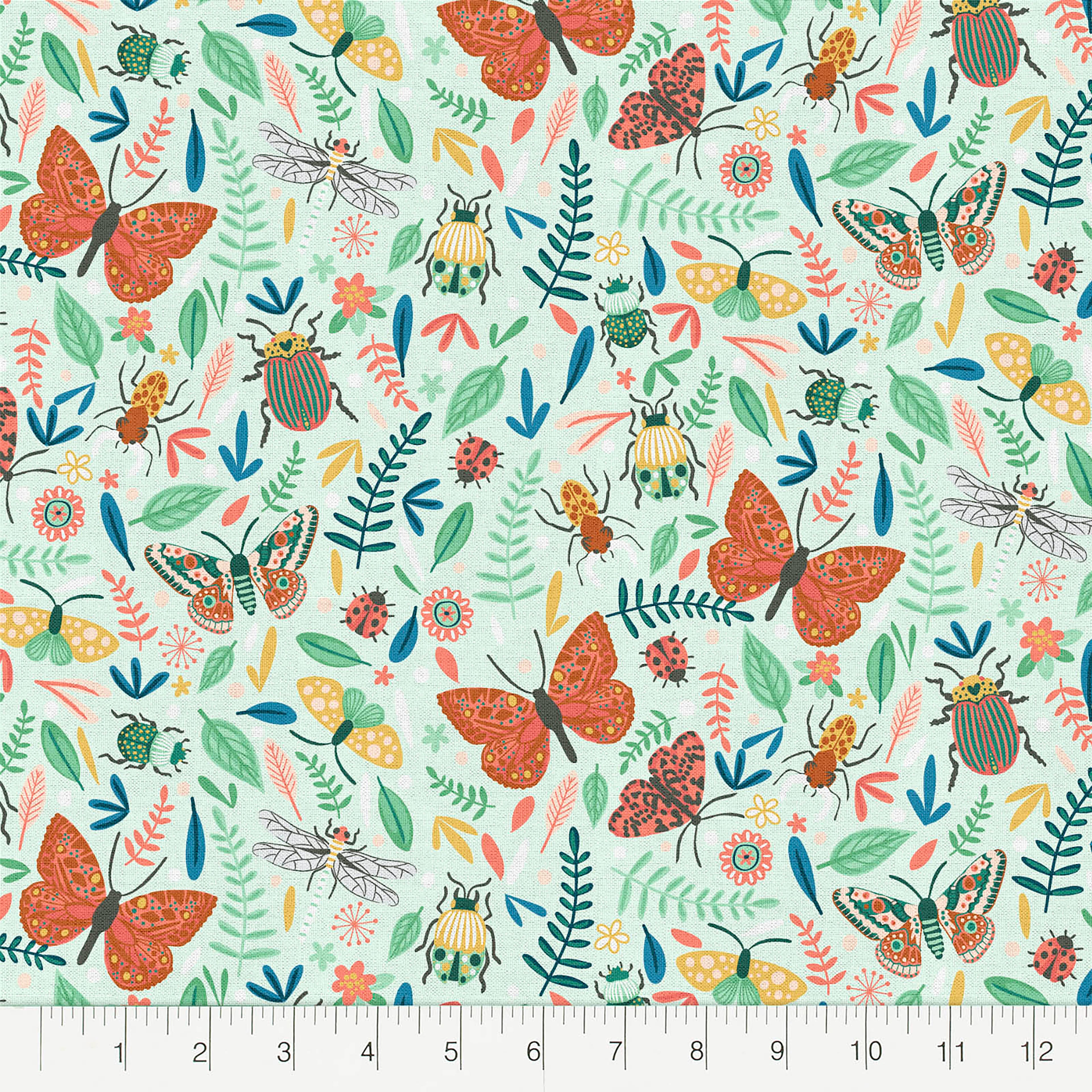 Fabric Editions Butterfly Garden Cotton Fabric