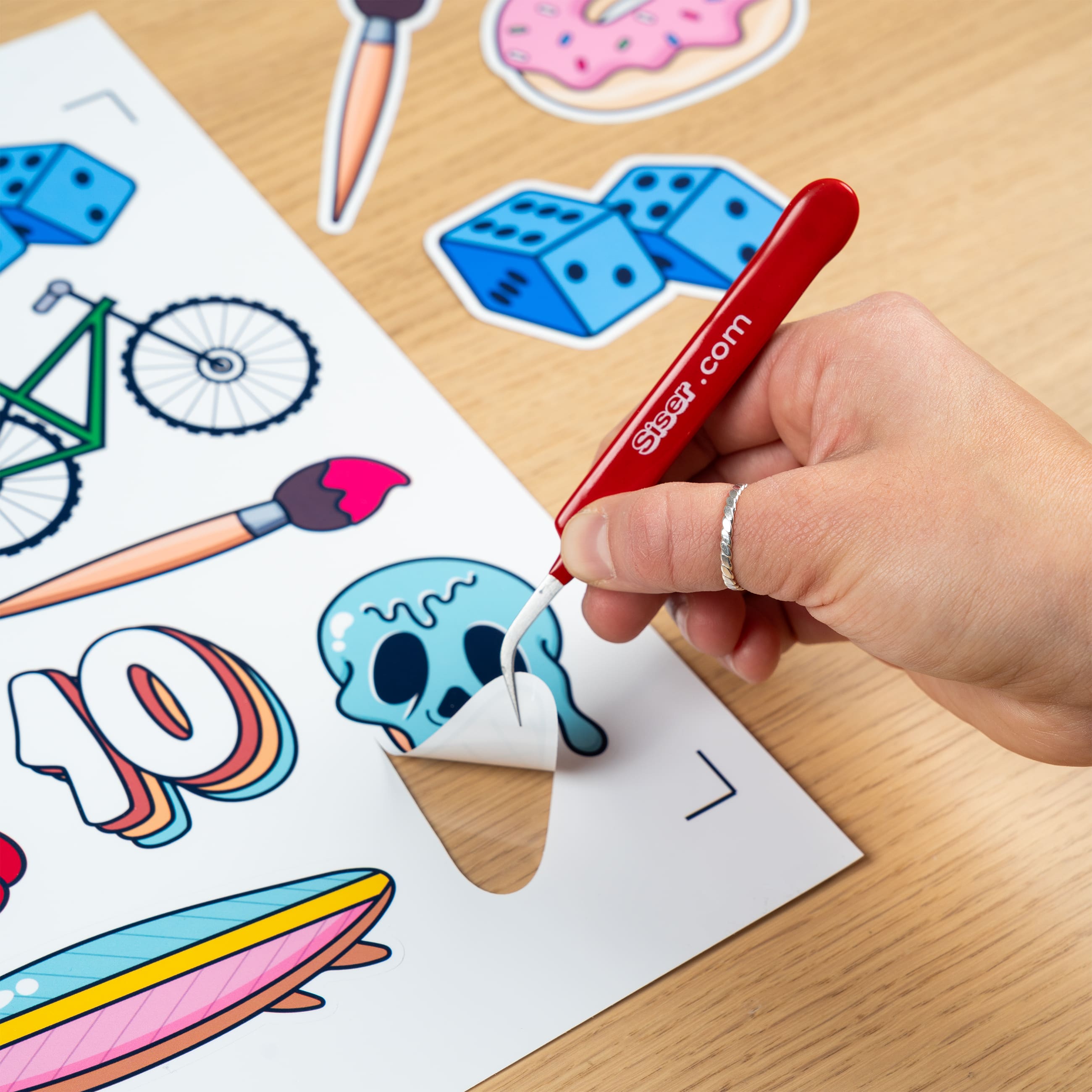 Siser® Easy® Stickers 8.5" x 11" Glossy Inkjet Printable Vinyl Sheets, 10ct.