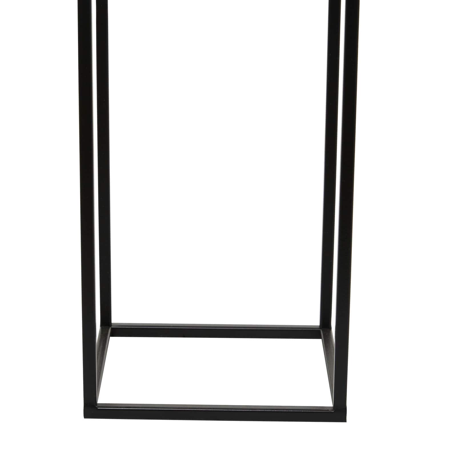 Light Gray Metal Modern Planter Set