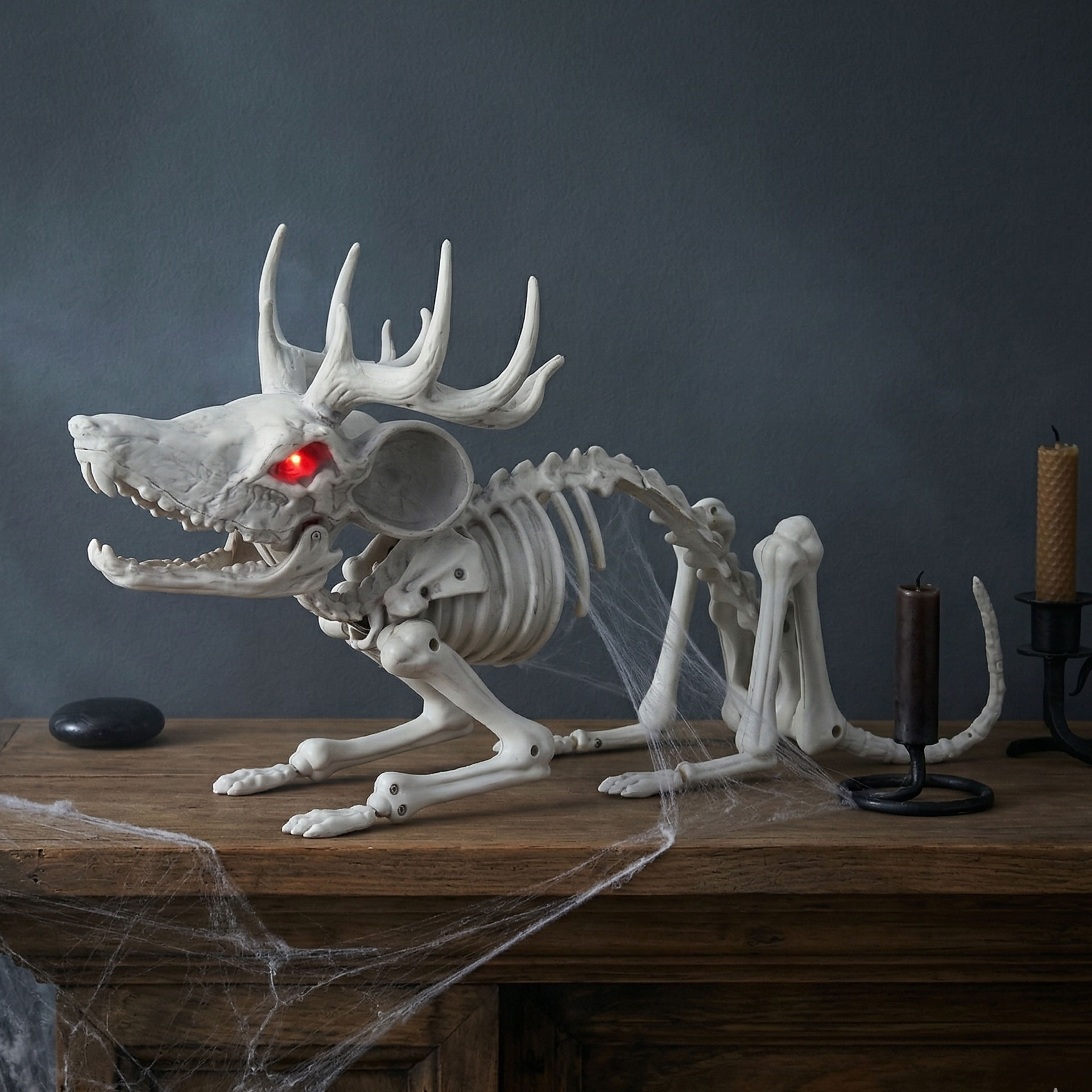 19" Animated Antler Mouse Skeleton by Ashland®