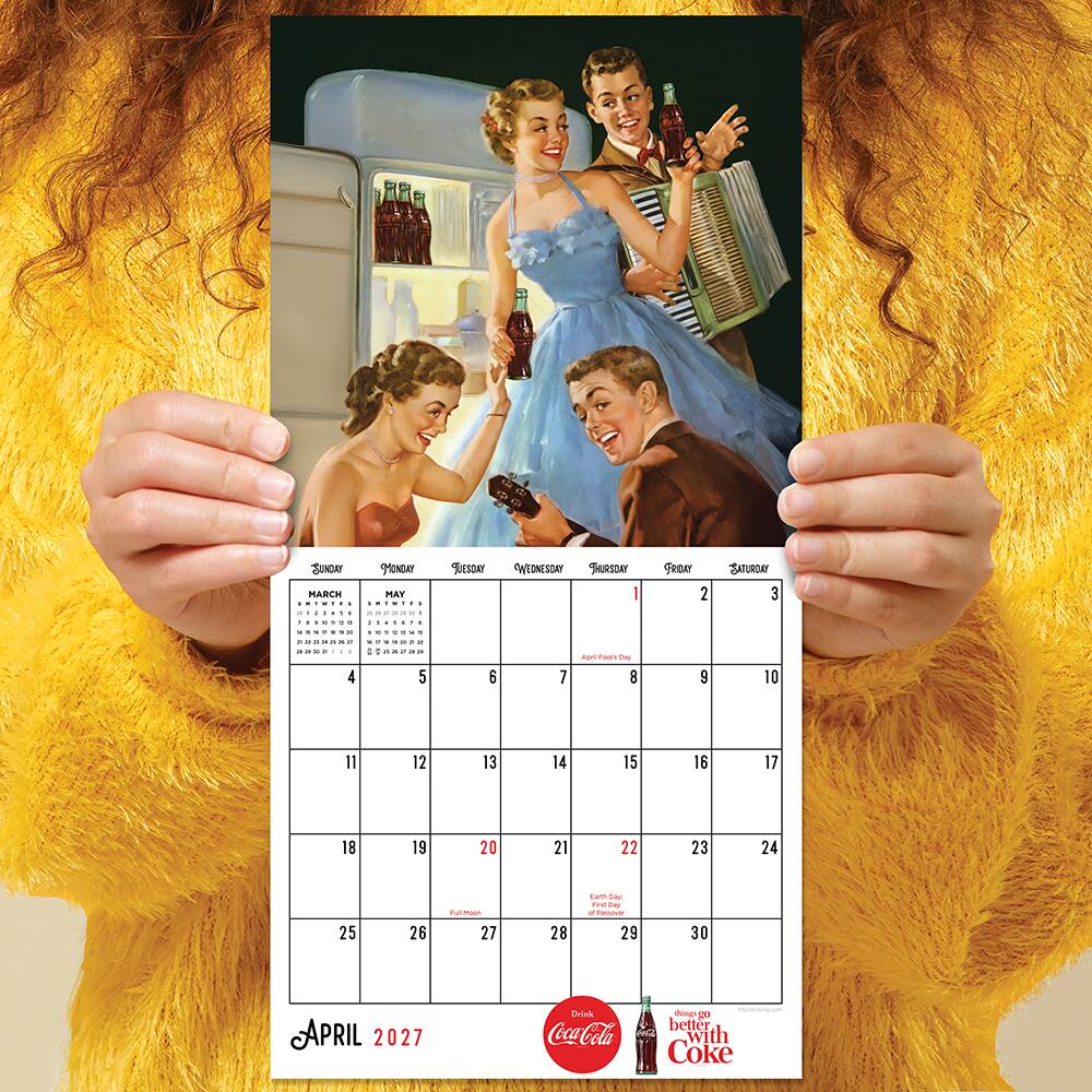 2027 Coca-Cola Mini Calendar