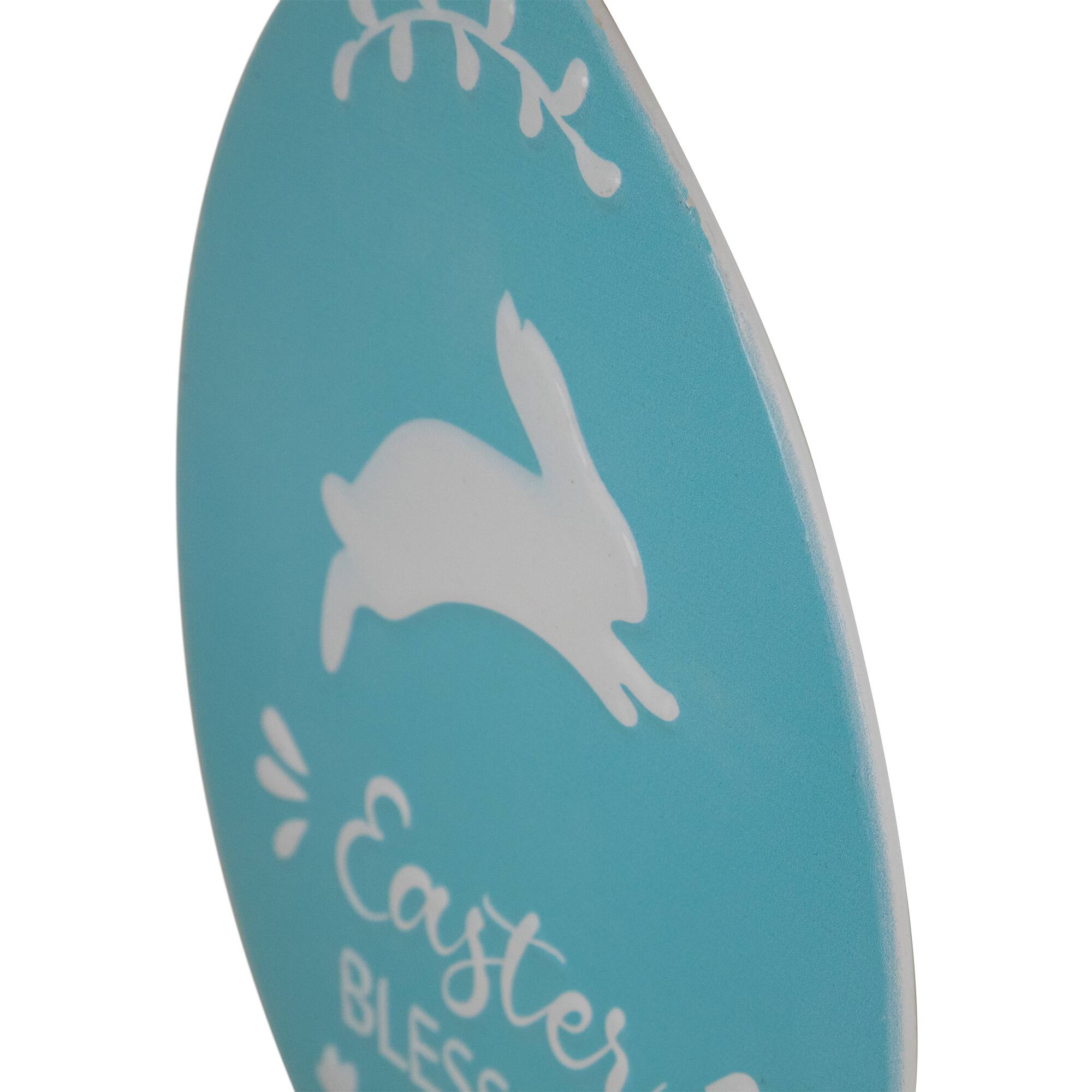 Blue & Pink Easter Egg Metal Wall Signs, 2ct.
