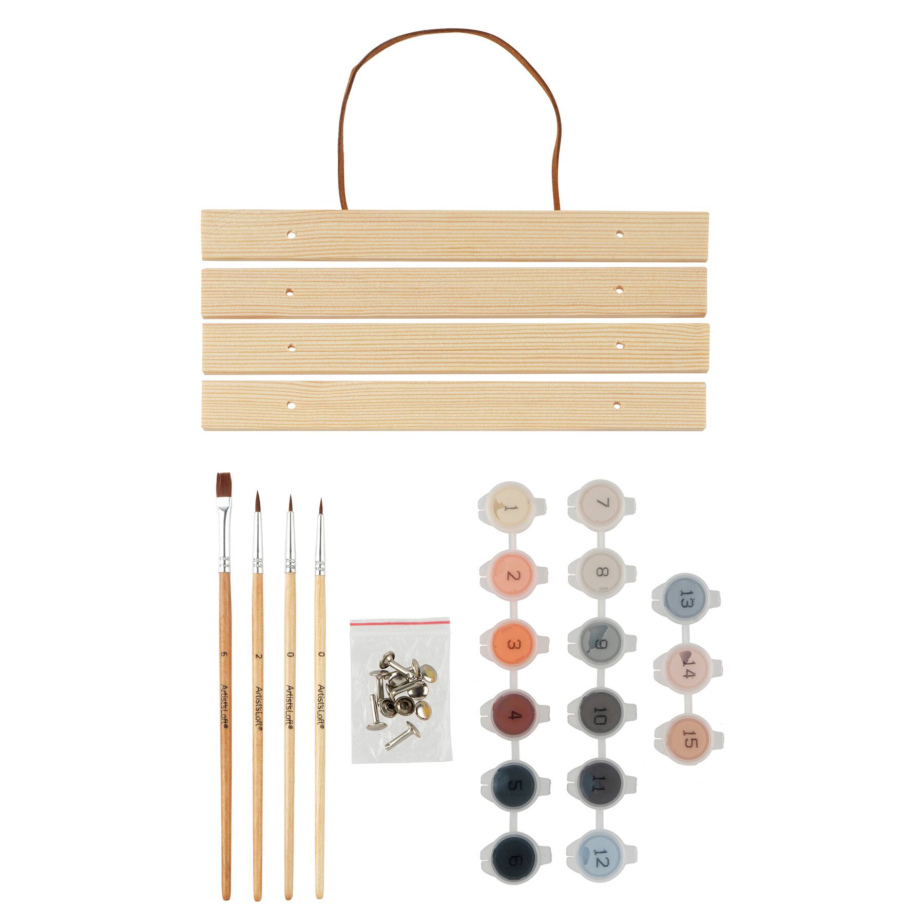 8" x 10" Swans Paint-by-Number Kit by Artist's Loft®
