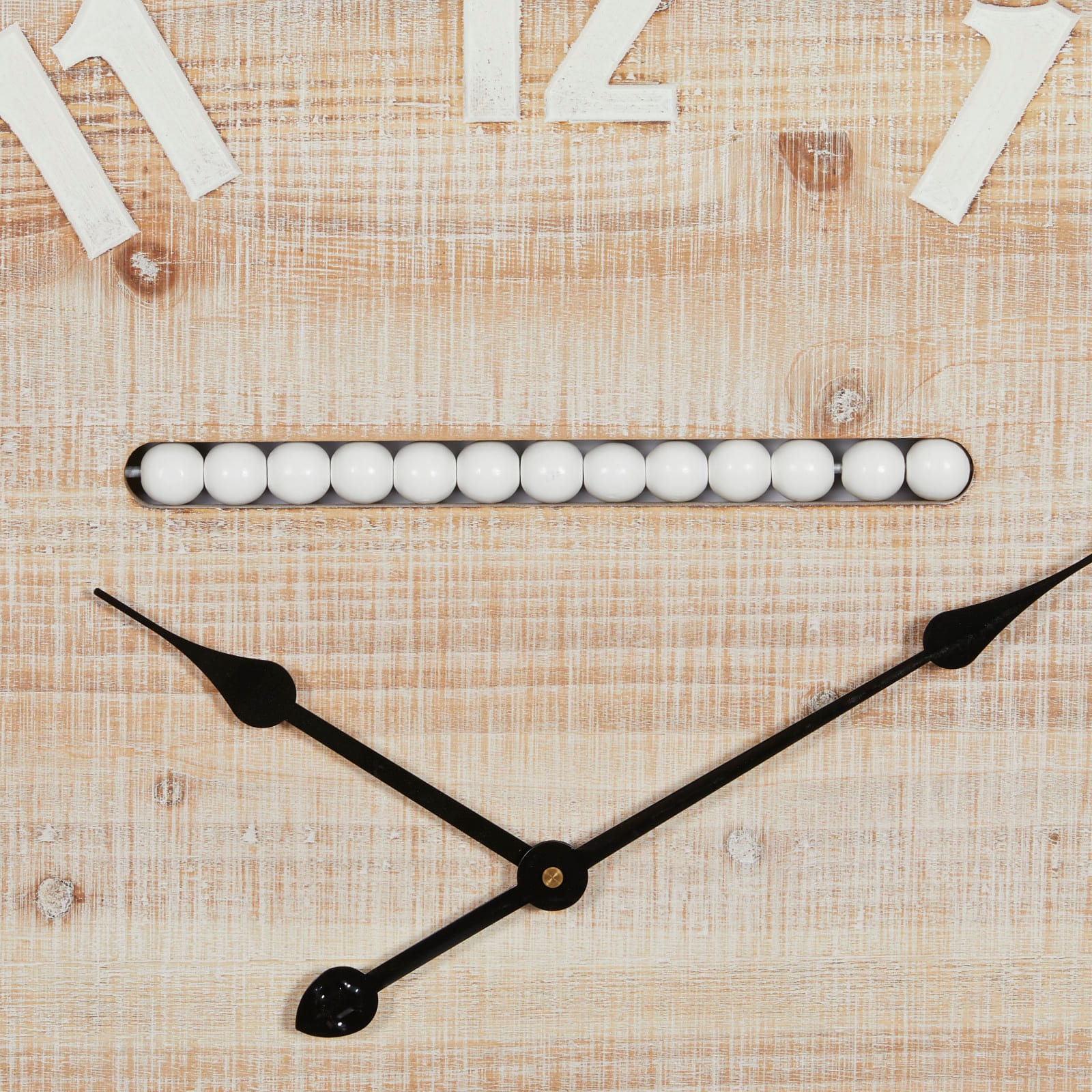 Brown Farmhouse Wood Wall Clock