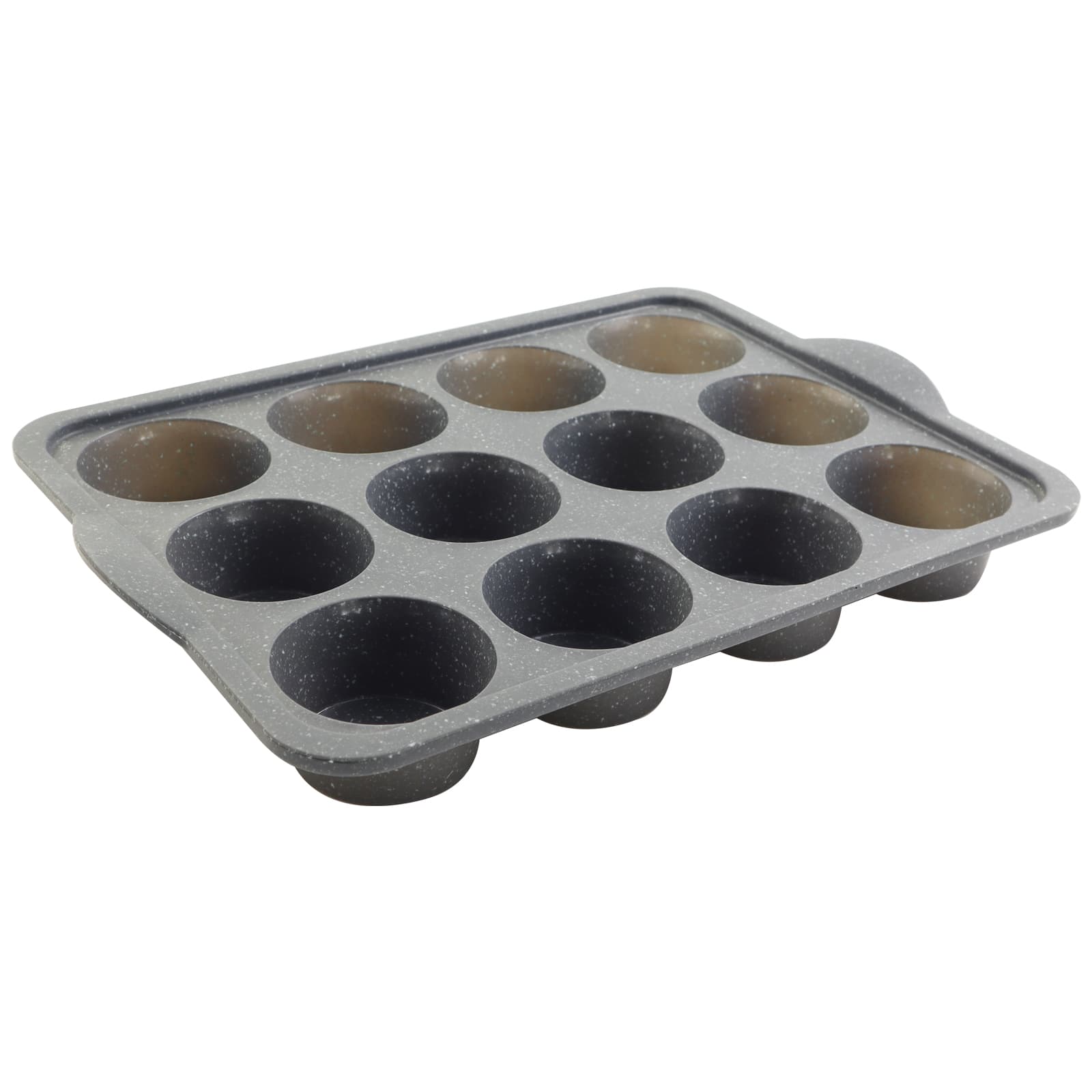 12-Cavity Metal-Reinforced Silicone Muffin Pan by Makery®