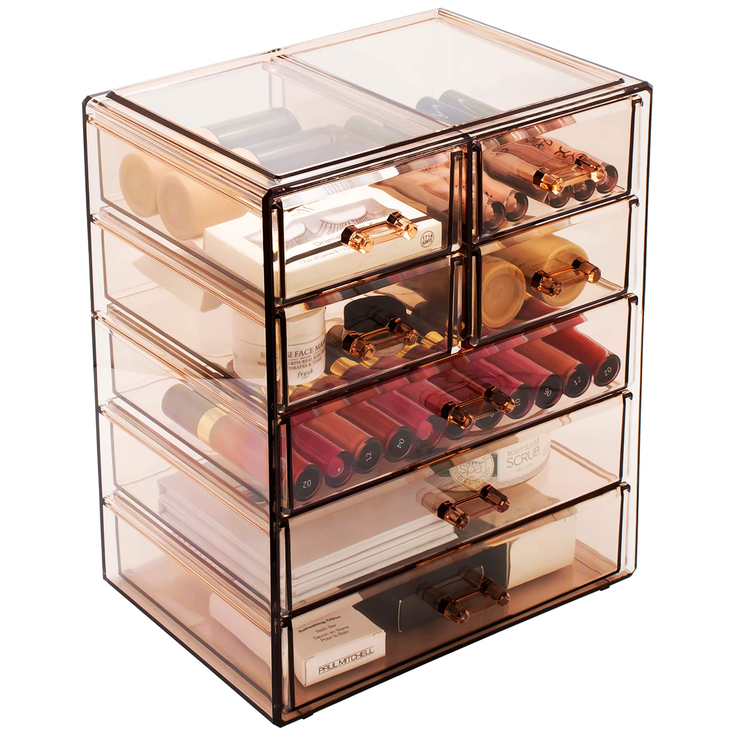 Sorbus Makeup & Jewelry Storage Case with 3 Large & 4 Small Drawers