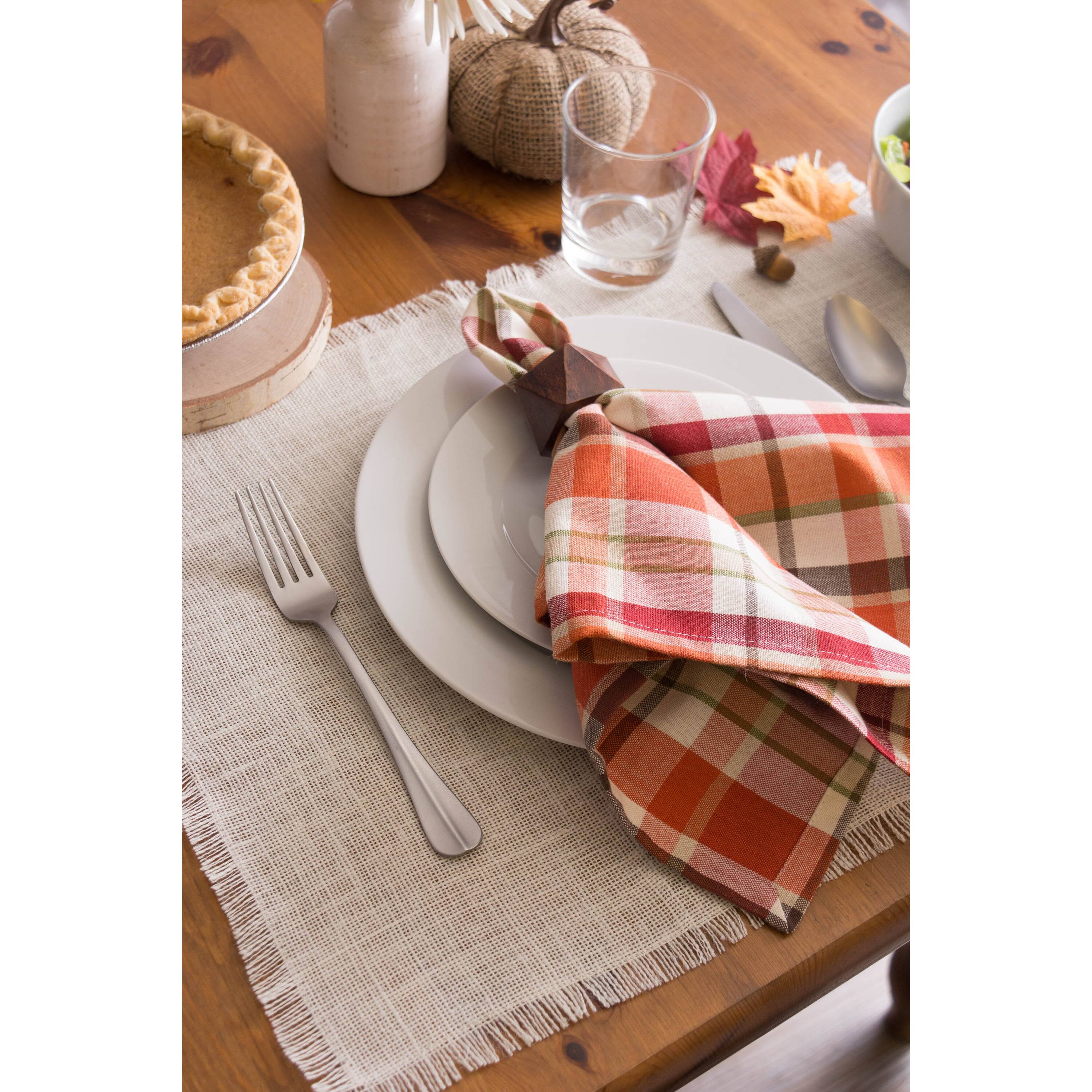 DII® Wood Triangle Napkin Rings, 6ct.