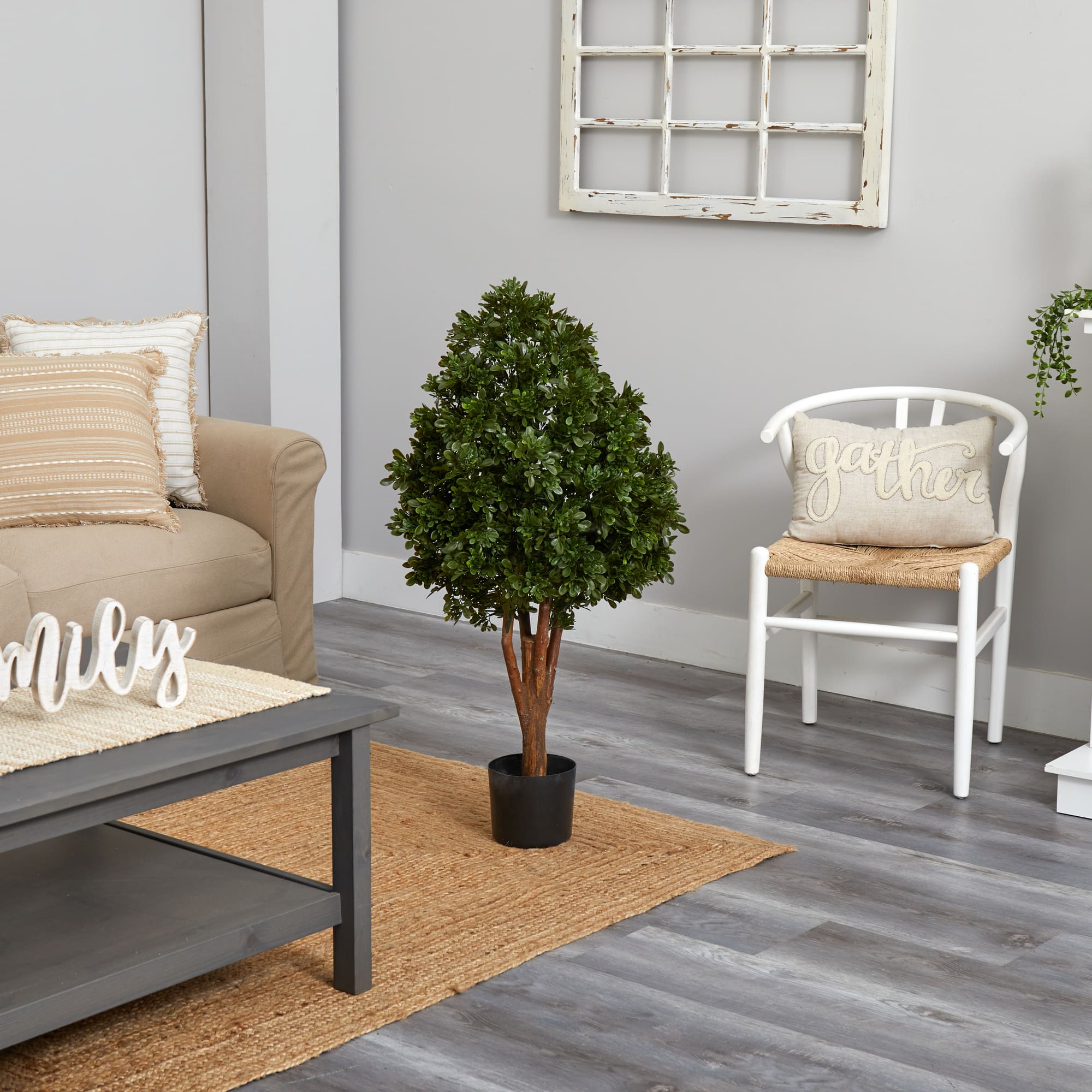 3.4ft. Tea Leaf Artificial Tree