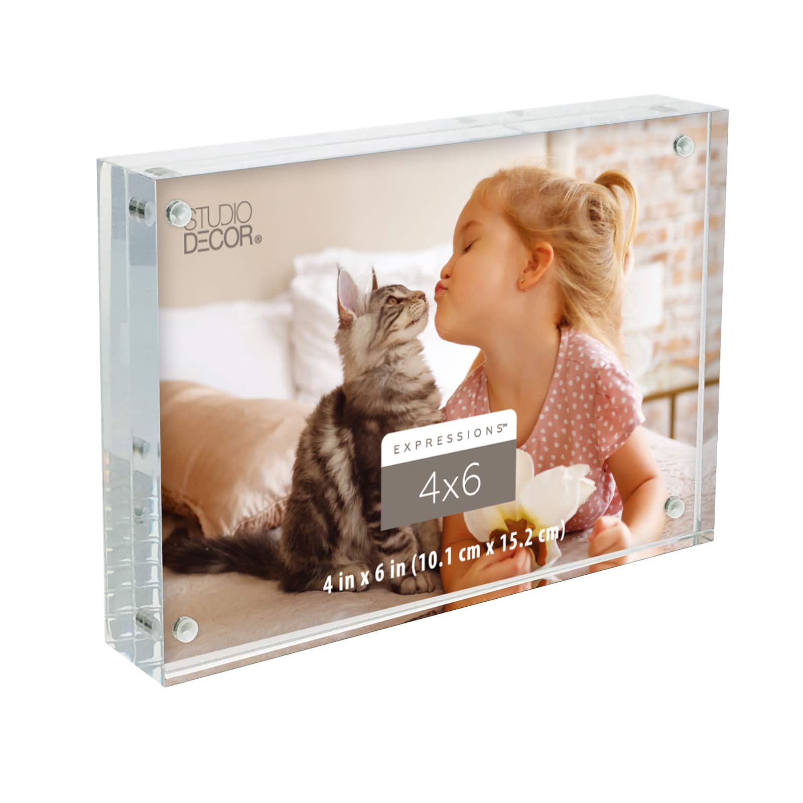 12 Pack: Expressions™ Clear Acrylic Block Frame by Studio Décor®
