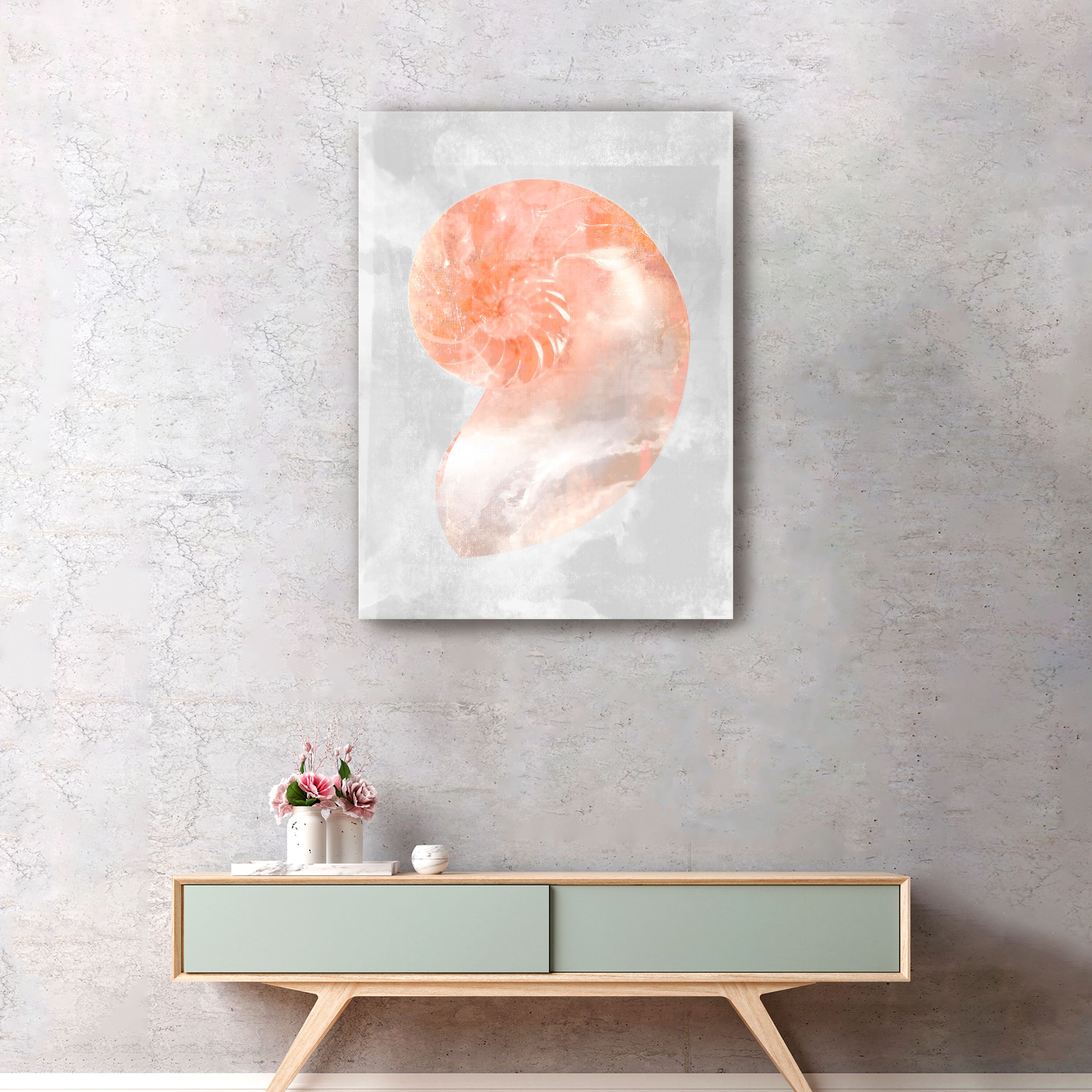 Coral Shell II Canvas Giclee