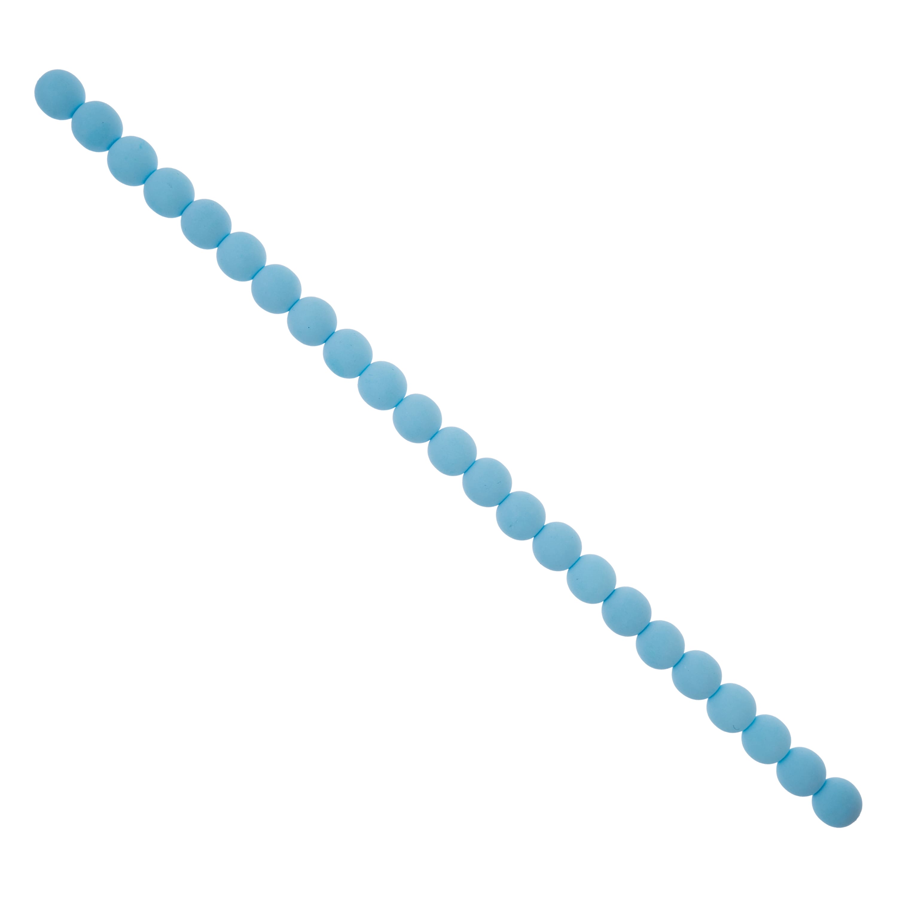 8mm Round Czech Glass Beads