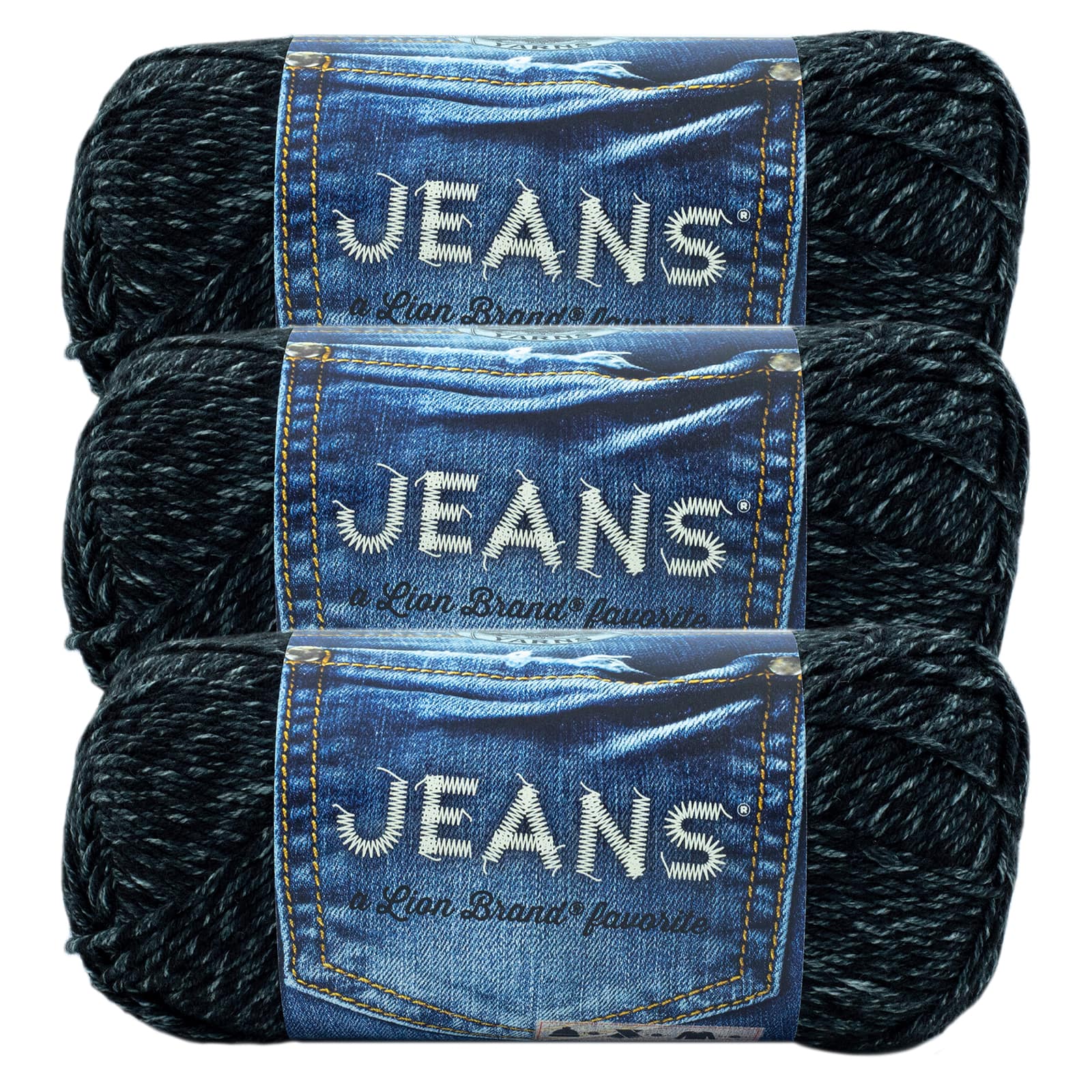 3 Pack Lion Brand® Jeans Yarn