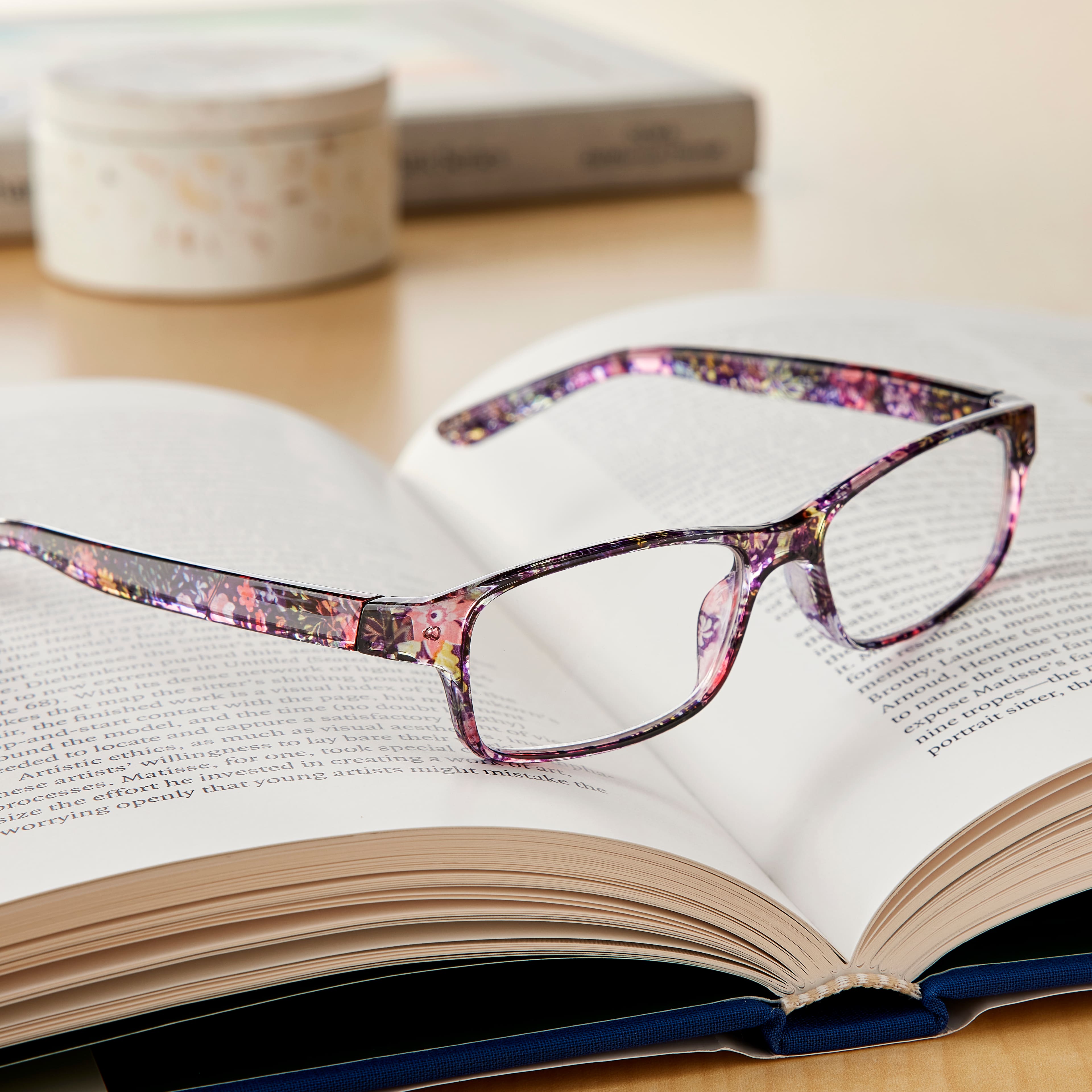 Floral Reading Glasses by ArtMinds