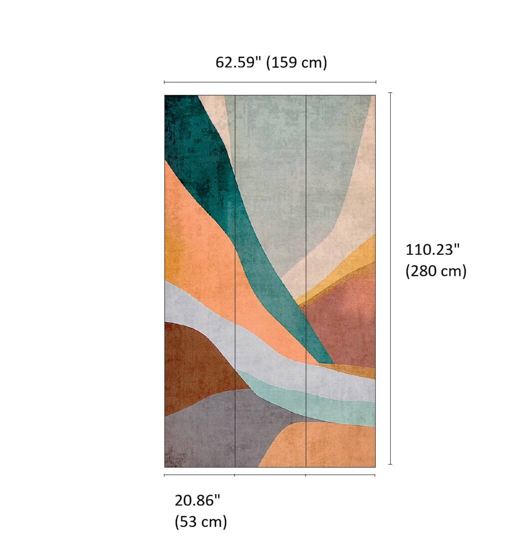 Designs Direct Curvilinear Canyon Wall Mural