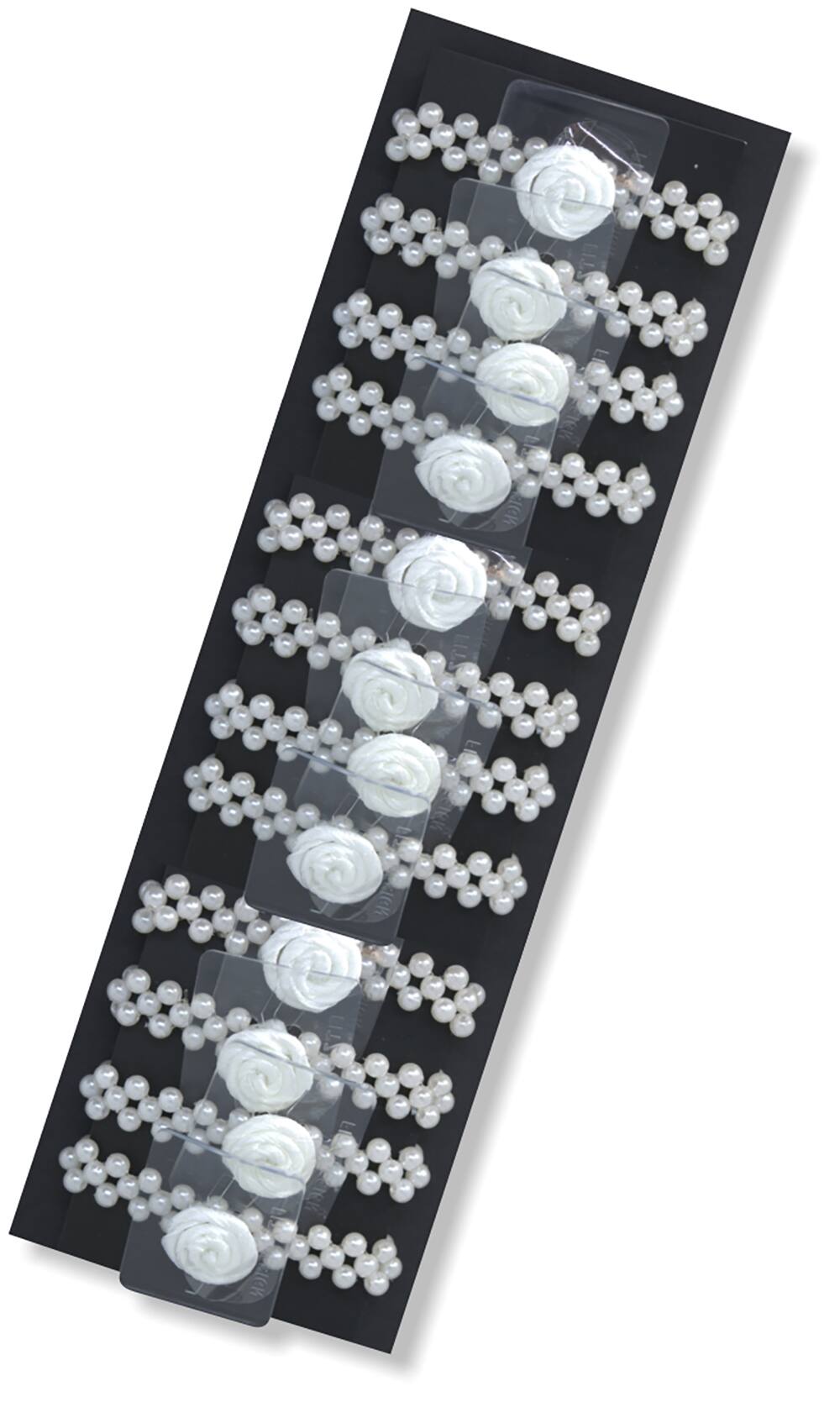 JAM Paper 3-Strand Pearl & Flower Bracelet