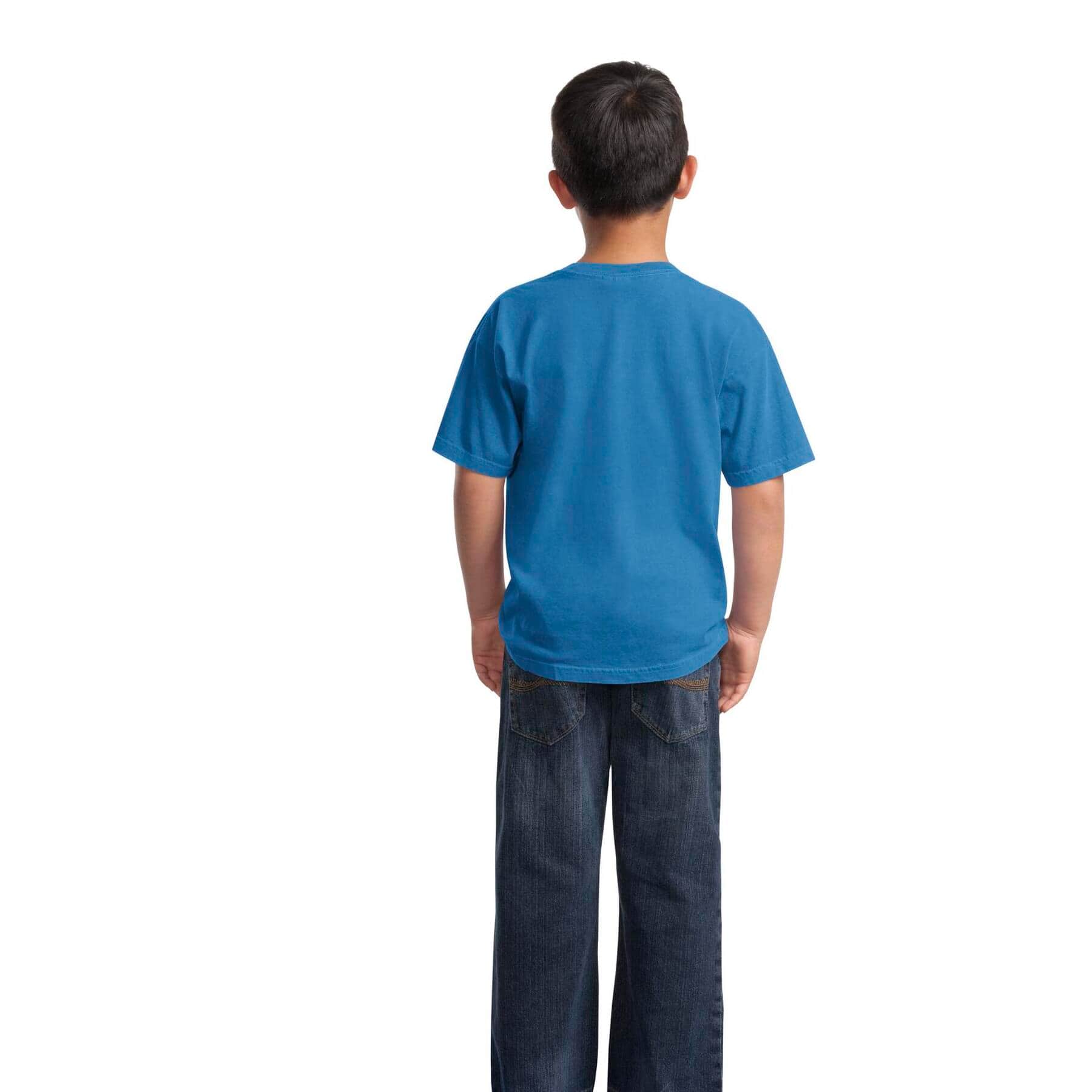 Port & Company® Beach Wash Garment-Dyed Youth T-Shirt