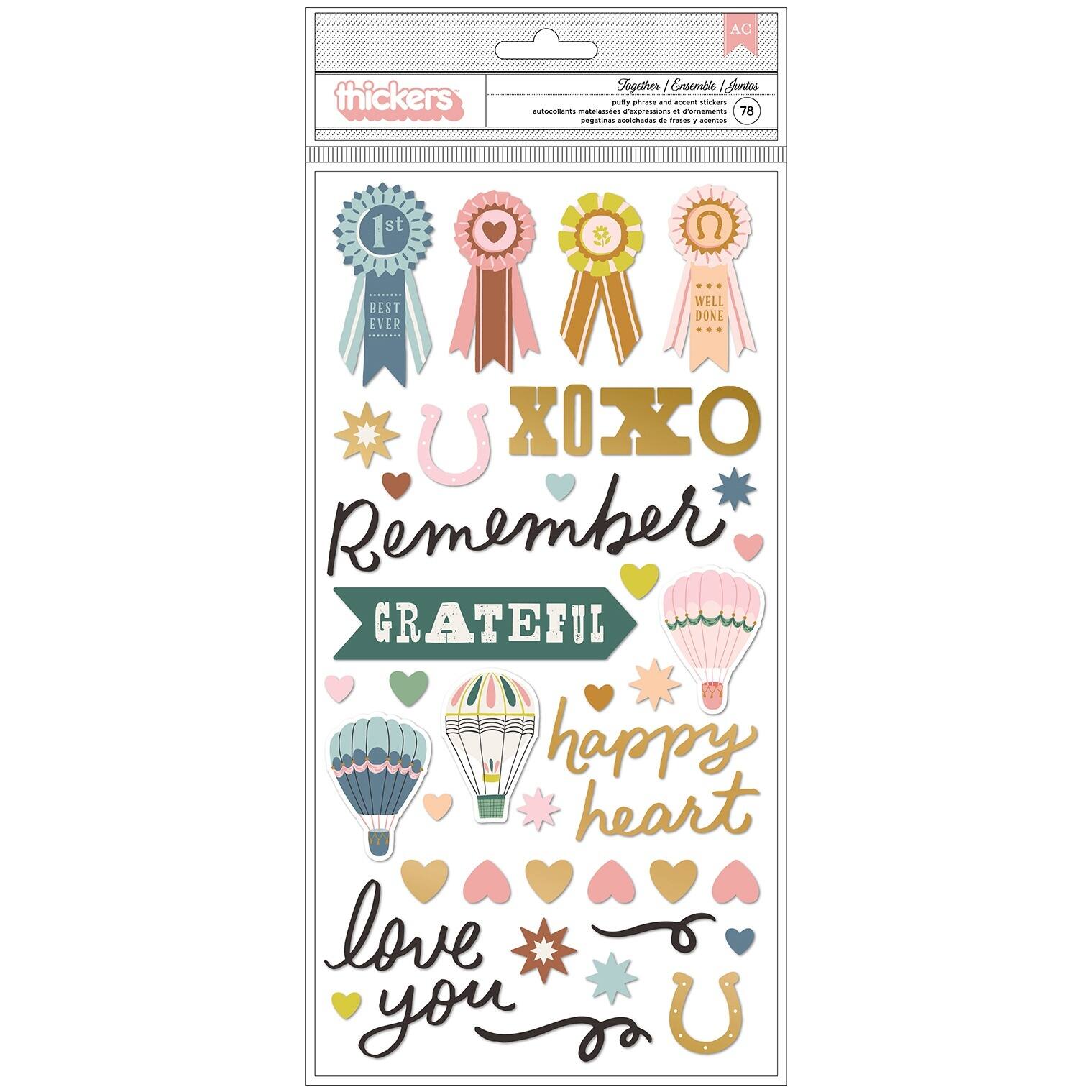 American Crafts™ Maggie Holmes Market Square Thickers Stickers